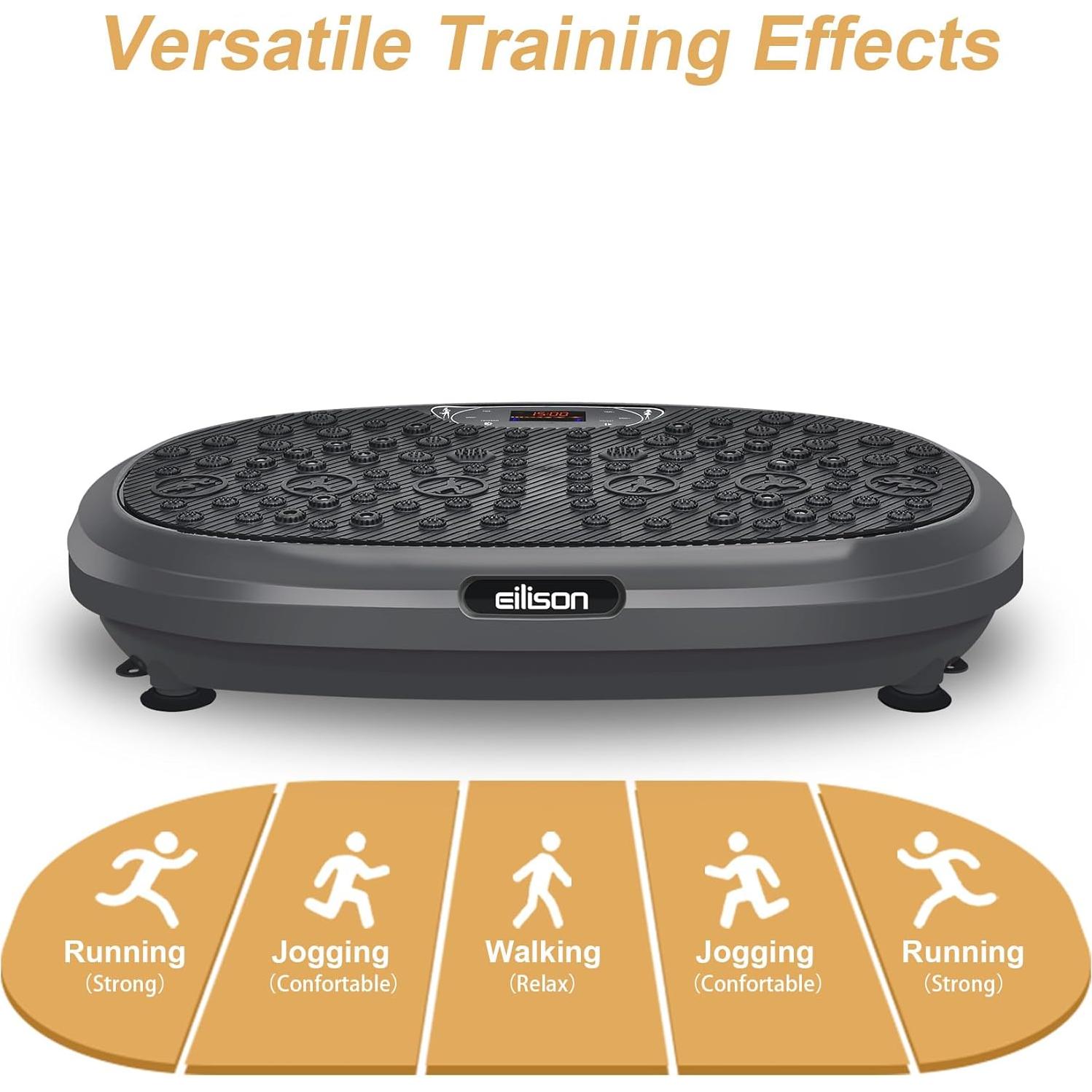EILISON FitMax 3D XL Plataforma de Vibración 120 Niveles