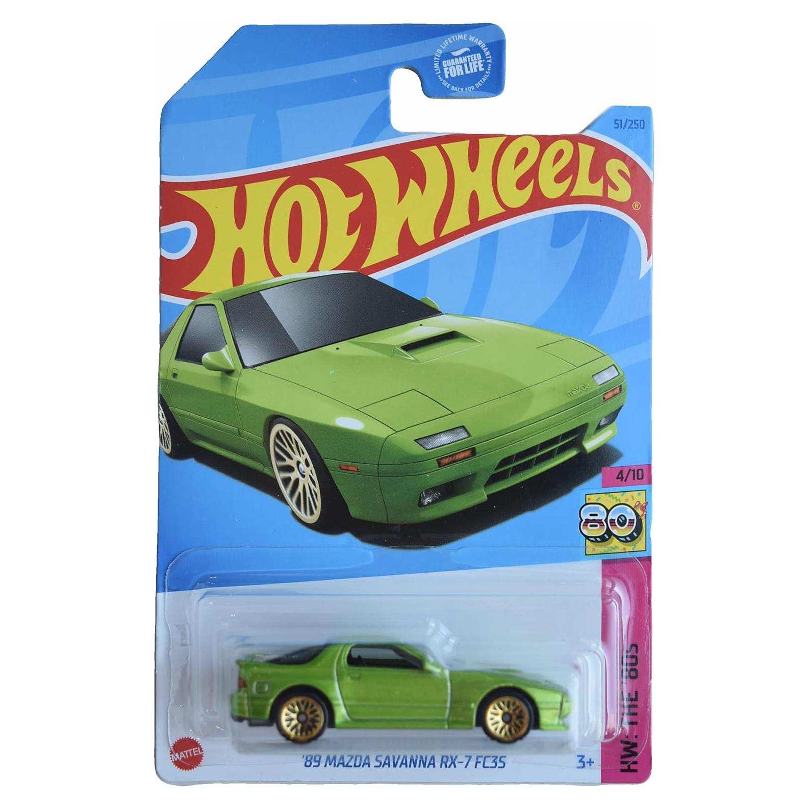 Hot Wheels Mazda Savanna RX-7 FC3S 1:64 Verde 2023