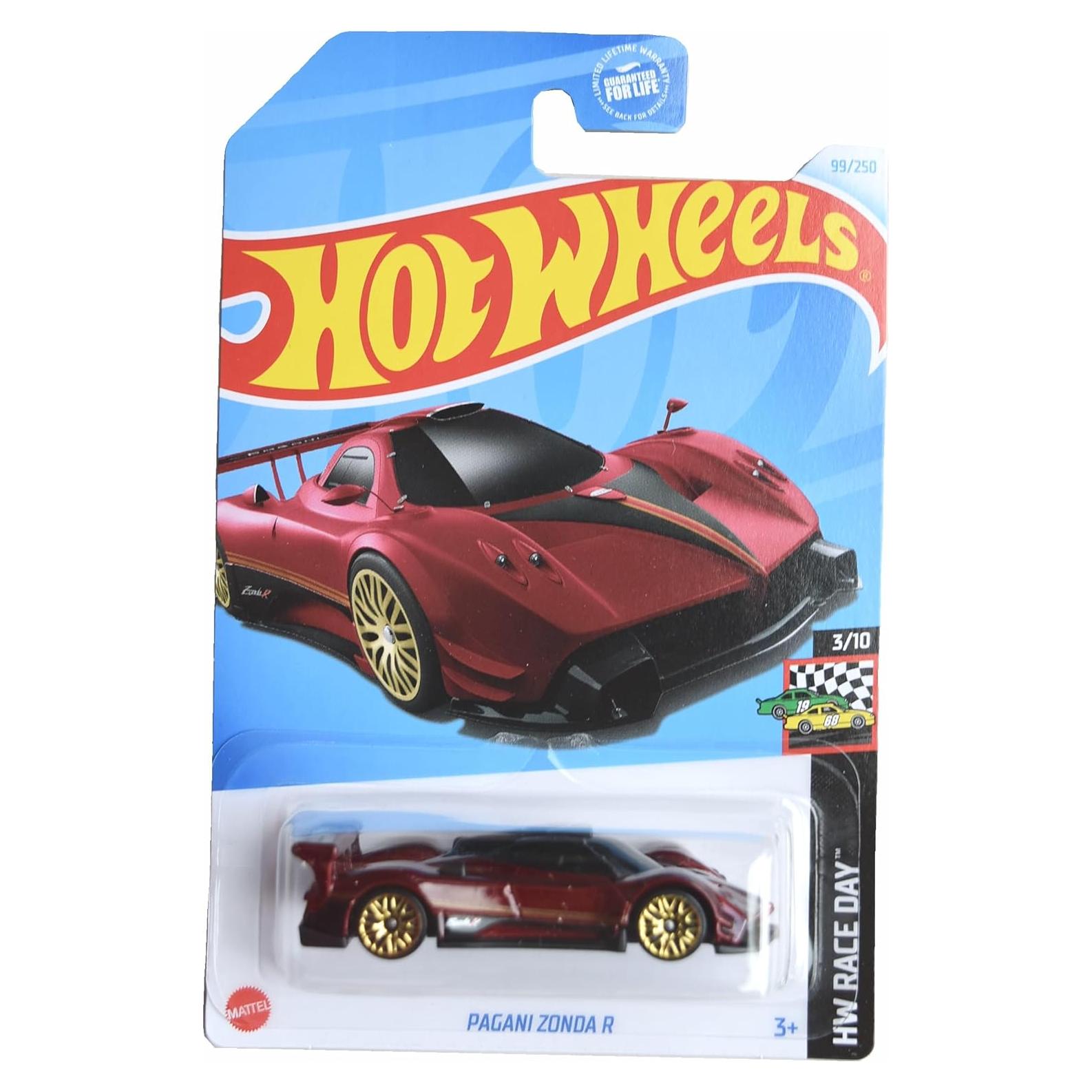 Auto de Juguete Pagani Zonda R Hot Wheels Mattel 7.6 cm