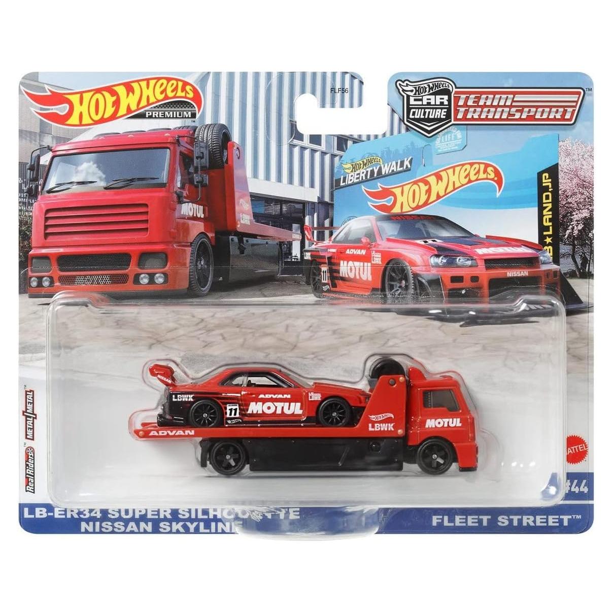 Hot Wheels LB-ER34 Nissan Skyline Super Silueta 20.3x17.8 cm