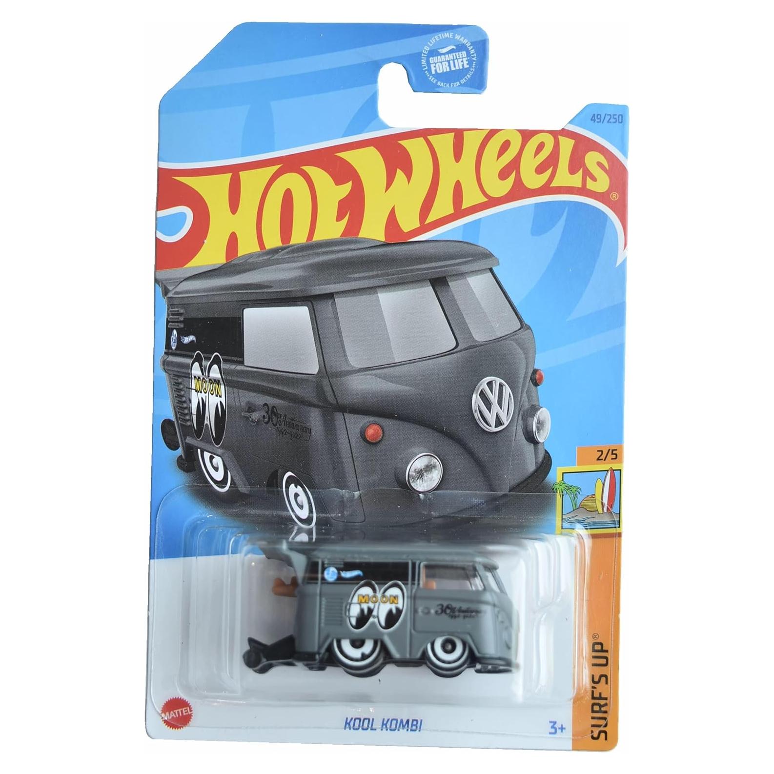 Hot Wheels Kool Kombi Surf's Up 1:64 Mattel Gris 49/250