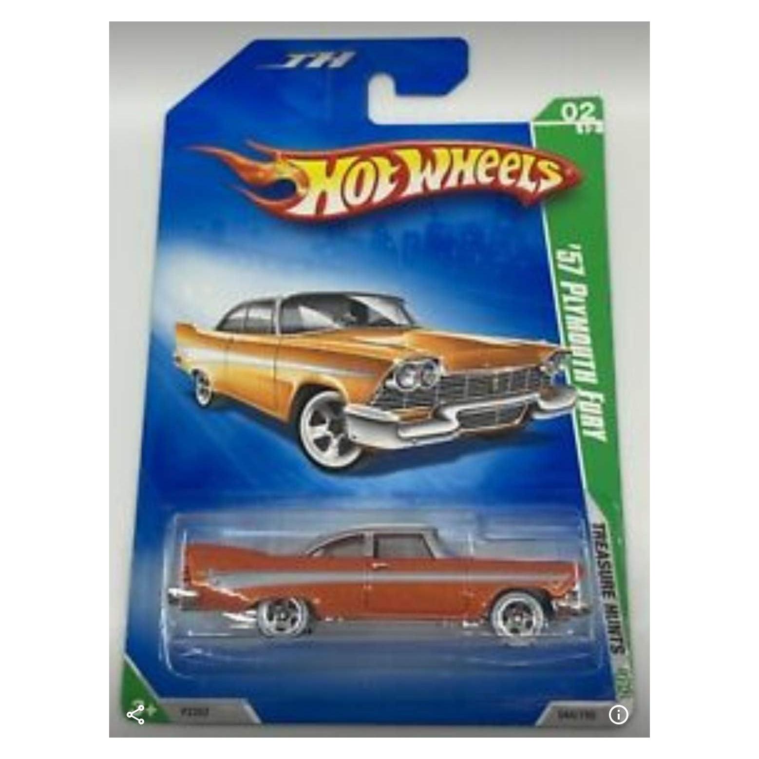 Hot Wheels 2009 Treasure Hunts Plymouth Fury 1:64 Escala