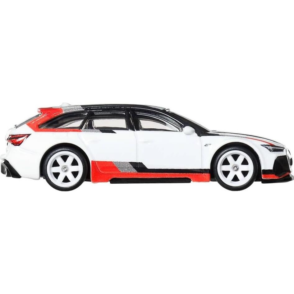Hot Wheels Audi RS 6 Avant Premium 1:64 para Niños 3+