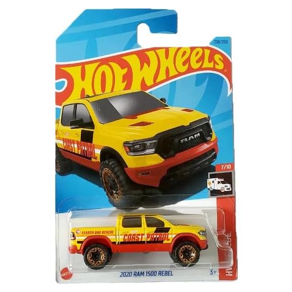 Hot Wheels 2020 RAM 1500 Rebel HW Rescue 7/10 Caza del Tesoro