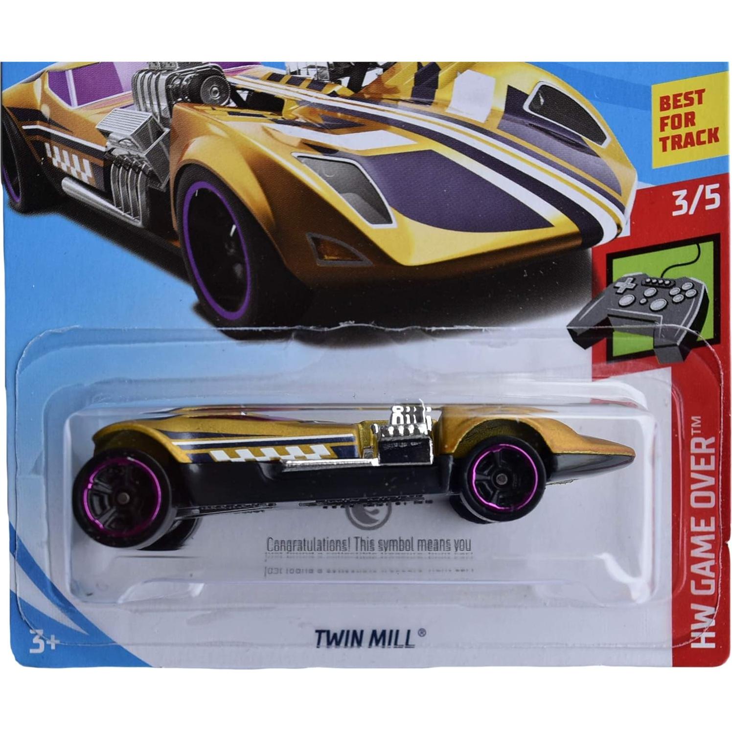 Hot Wheels Caza del Tesoro Twin Mill 93/250 dorado 1:64