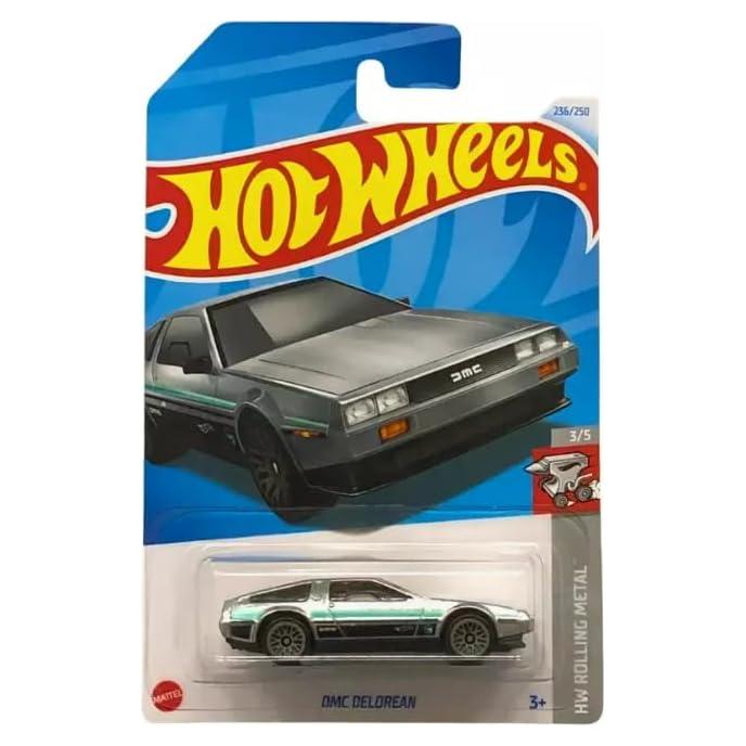 Hot Wheels DMC DeLorean Caza del Tesoro 1:64 Metal Rodante