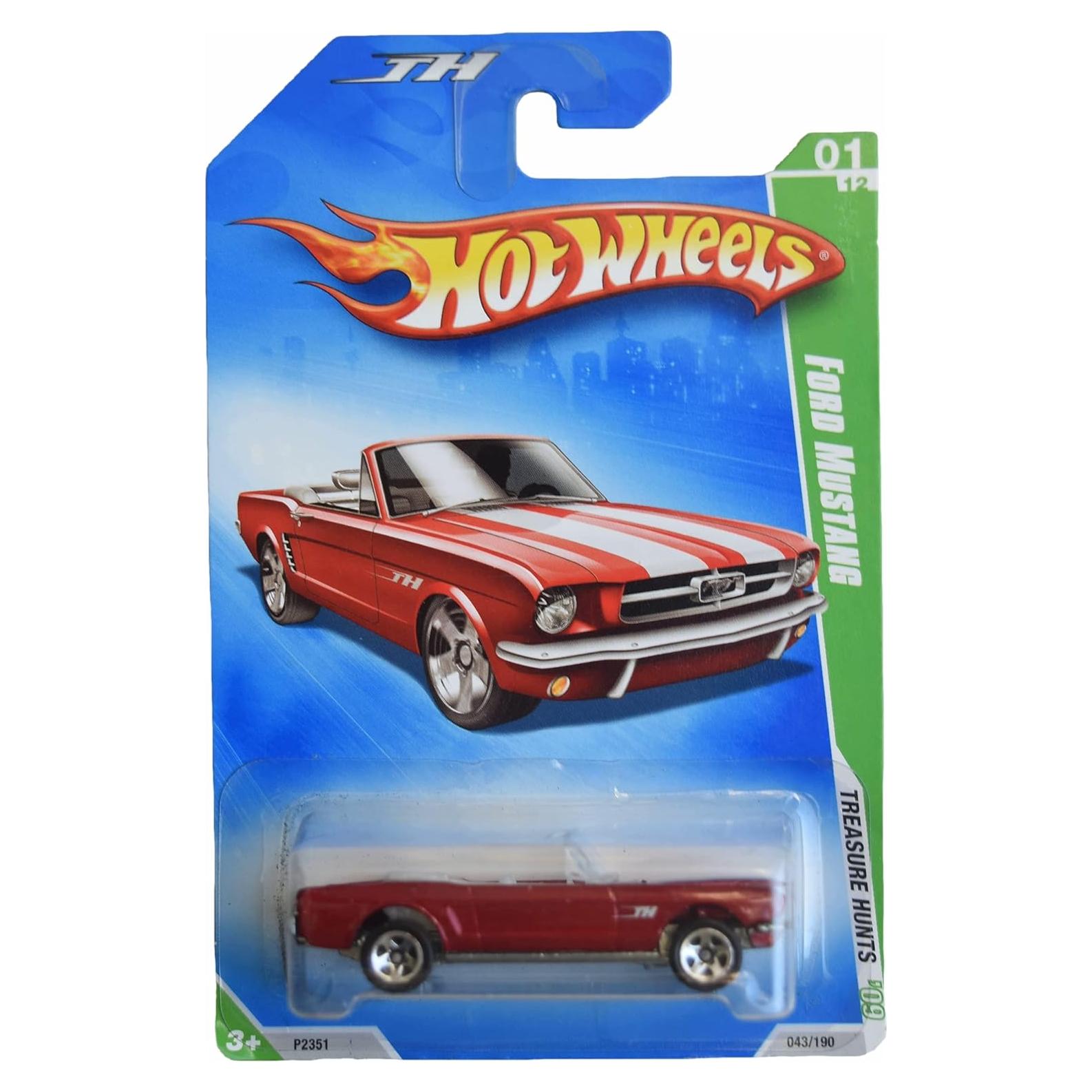 Hot Wheels Ford Mustang 2009 Cacerías del Tesoro 1:64 Rojo