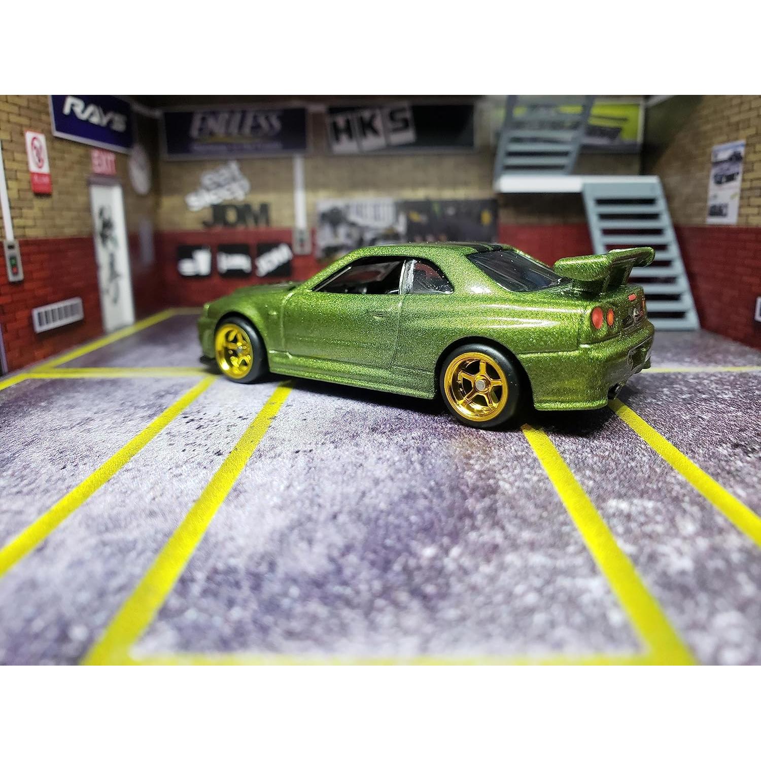 Conjunto de Ruedas Neumáticos Mixtos 4DOBBY para Autos 1:64