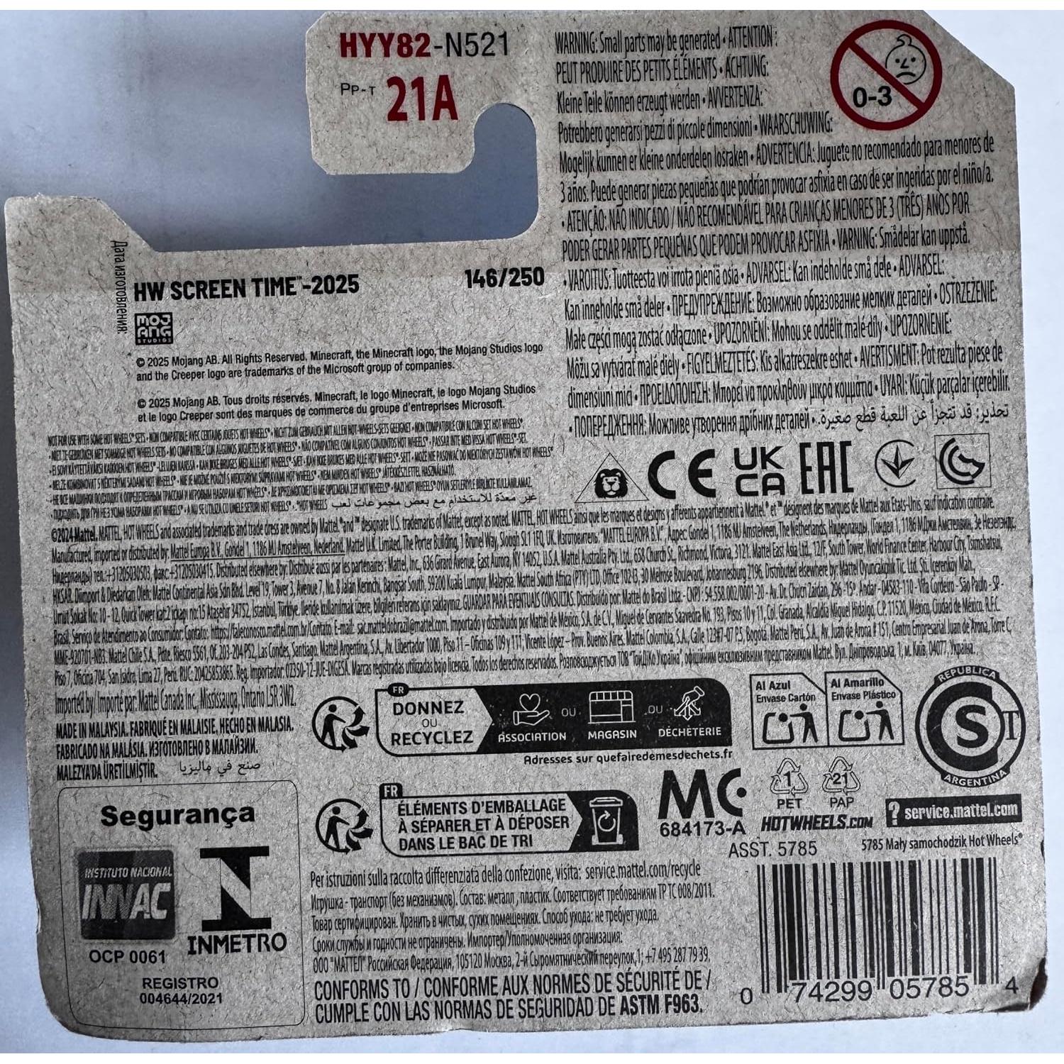 Hot Wheels Carro Diecast Mercury Cyclone 1969 Escala 1:64