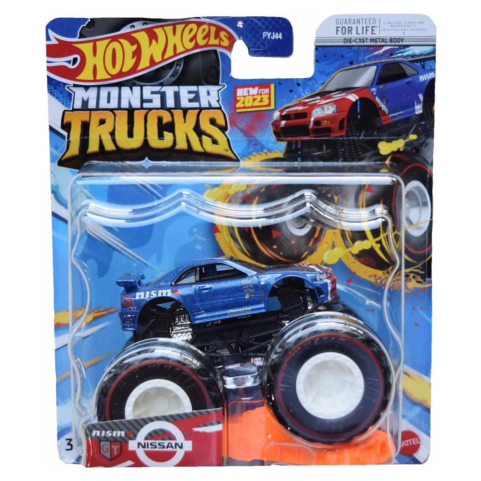 Coche de Juguete Monster Truck Nissan Hot Wheels 1:64