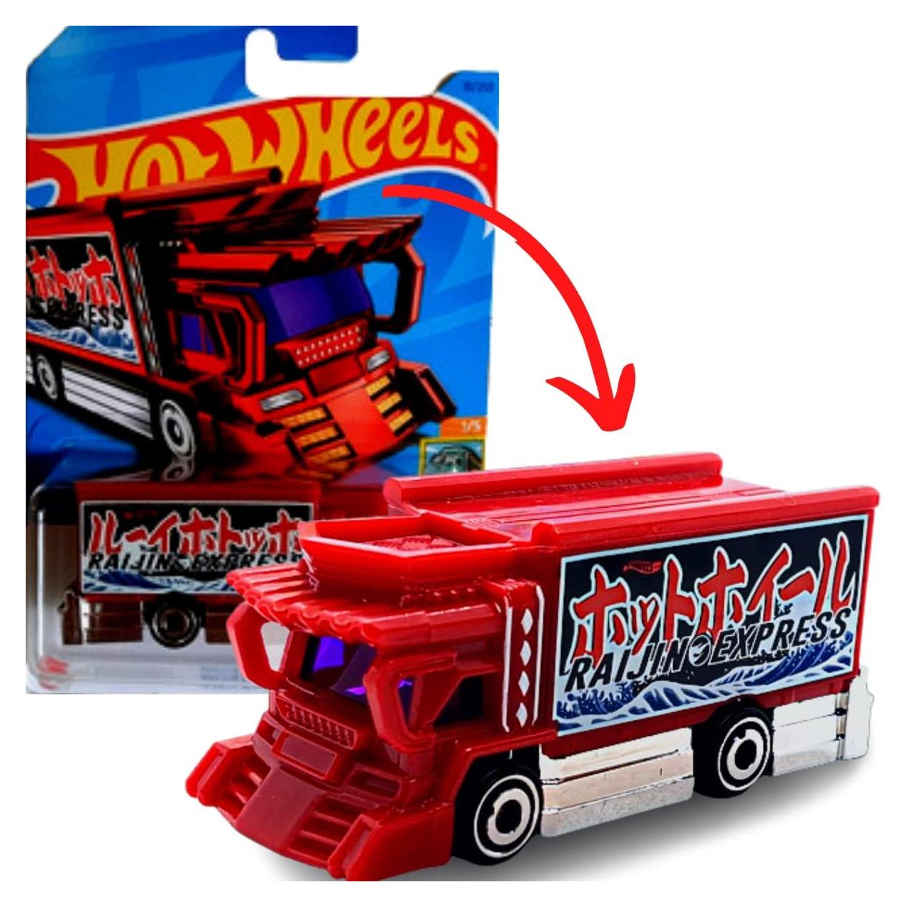 Hot Wheels Raijin Express HW Haulers 1:64 Caza del Tesoro