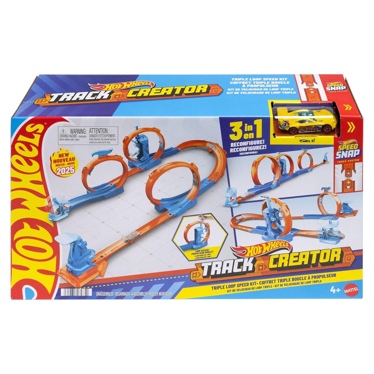 Paquete Triple Loop Hot Wheels - Creador de Pistas 1.05 kg