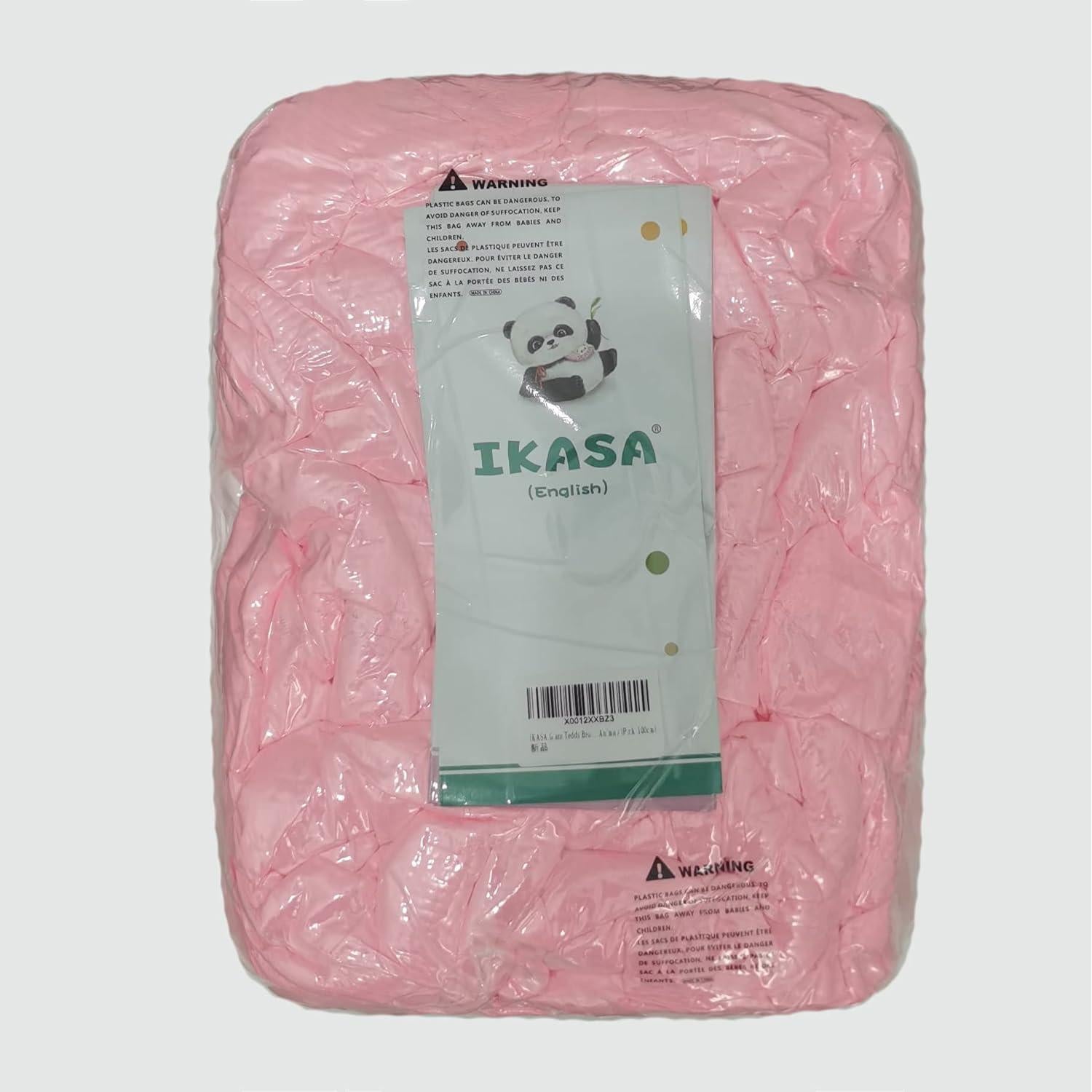 Osito de Peluche Gigante IKASA Rosa 100 cm Suave y Lavable