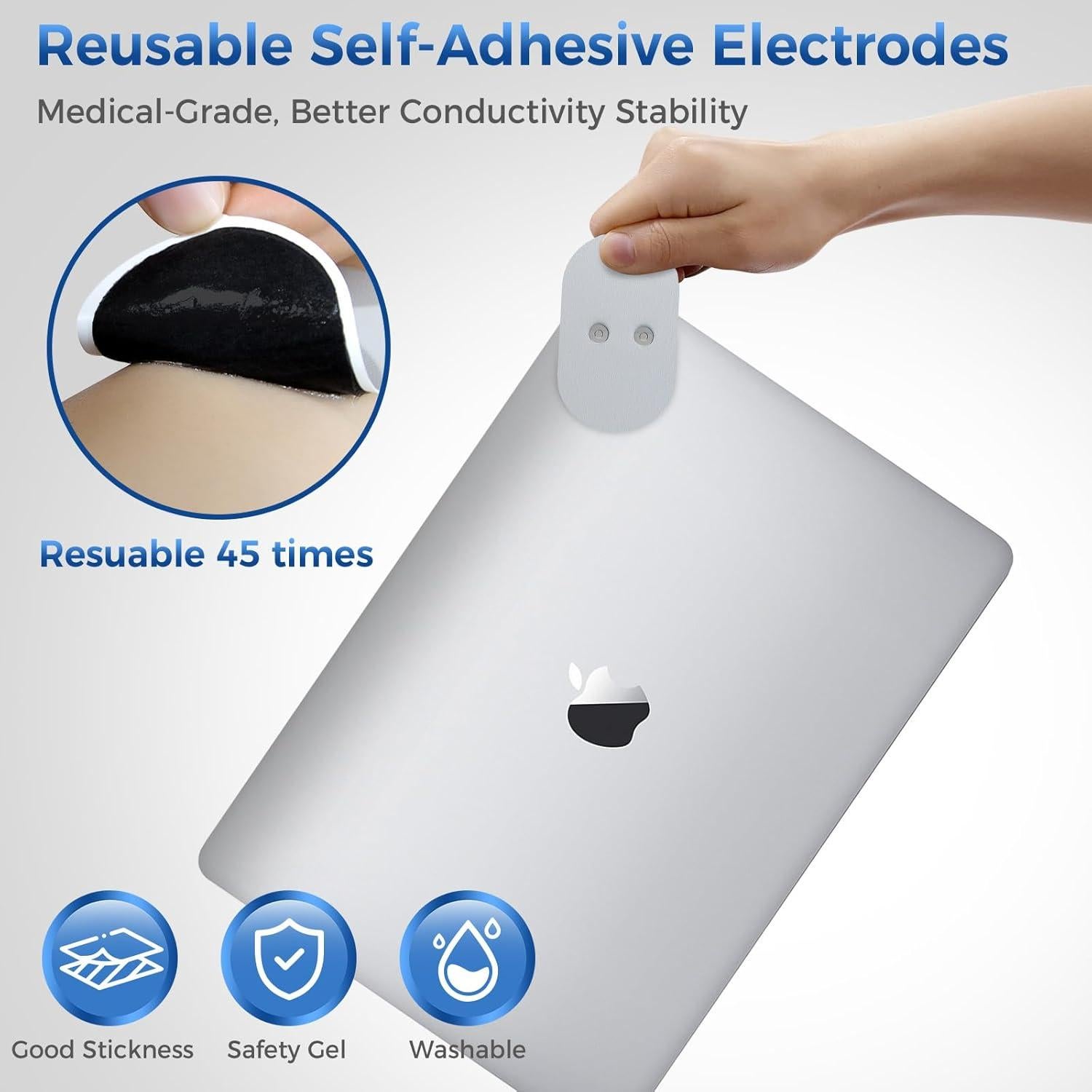 Unidad TENS Inalámbrica KingPavonini U8PRO, Estimulador Muscular