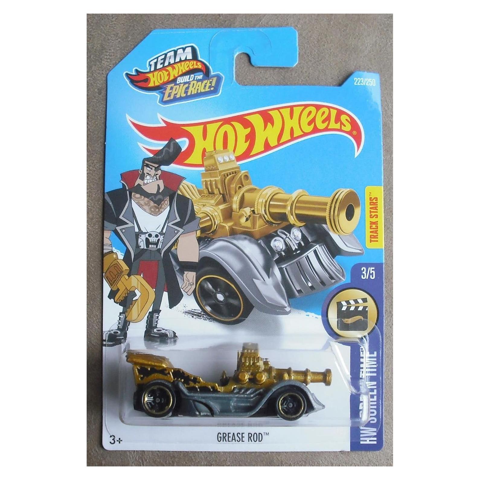 Hot Wheels Caza Tesoros 2016 Grease Rod 1:64 Mattel