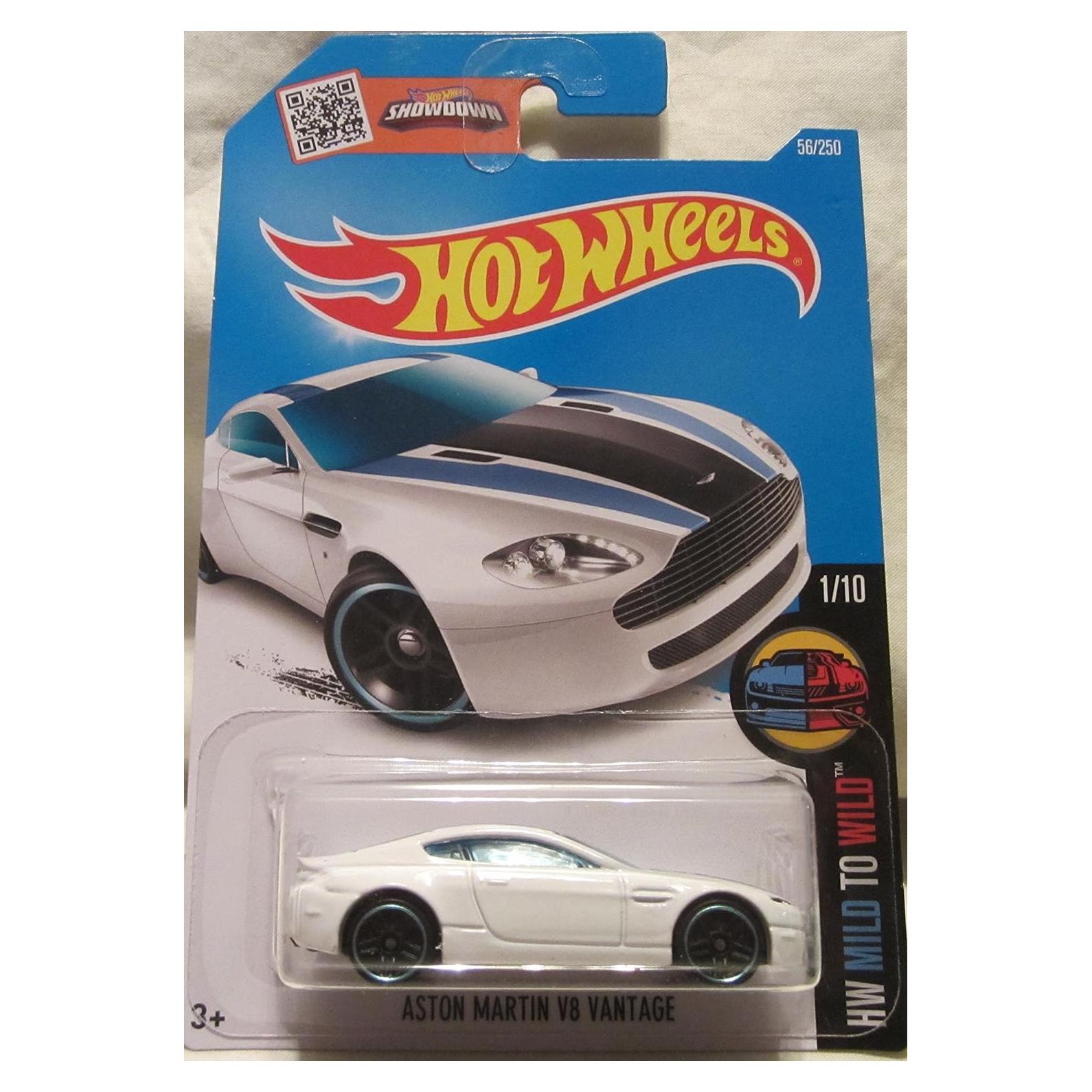 Hot Wheels Aston Martin V8 Vantage 2016 Blanco 1:64