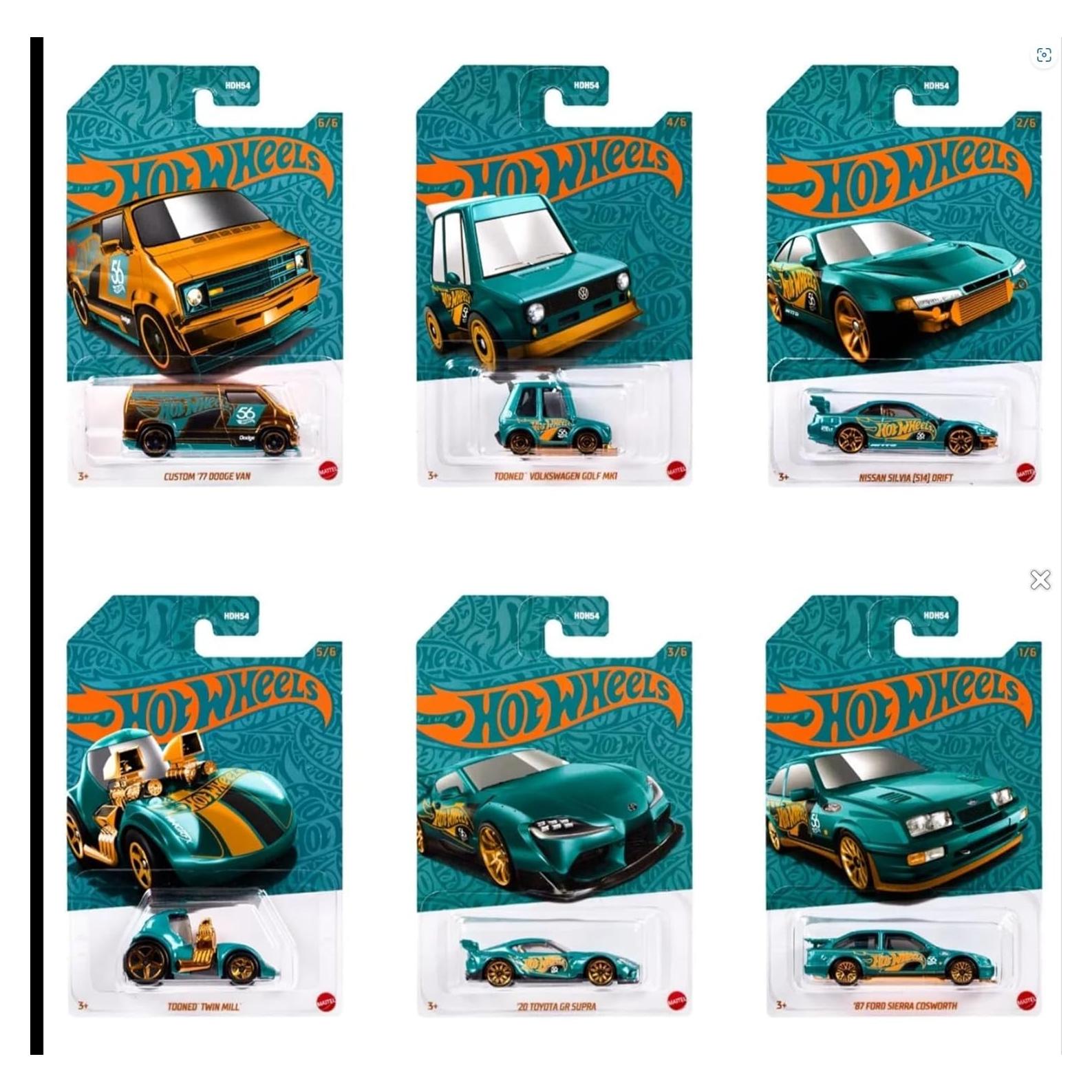 Hot Wheels Coche de Drift Nissan Silvia S14 1:64 56 Aniversario