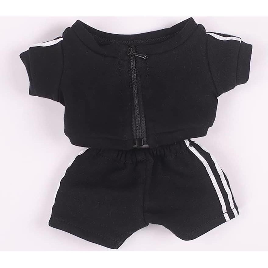 Conjunto Ropa Deportiva Niannyyhouse para Muñeca 20cm Negro