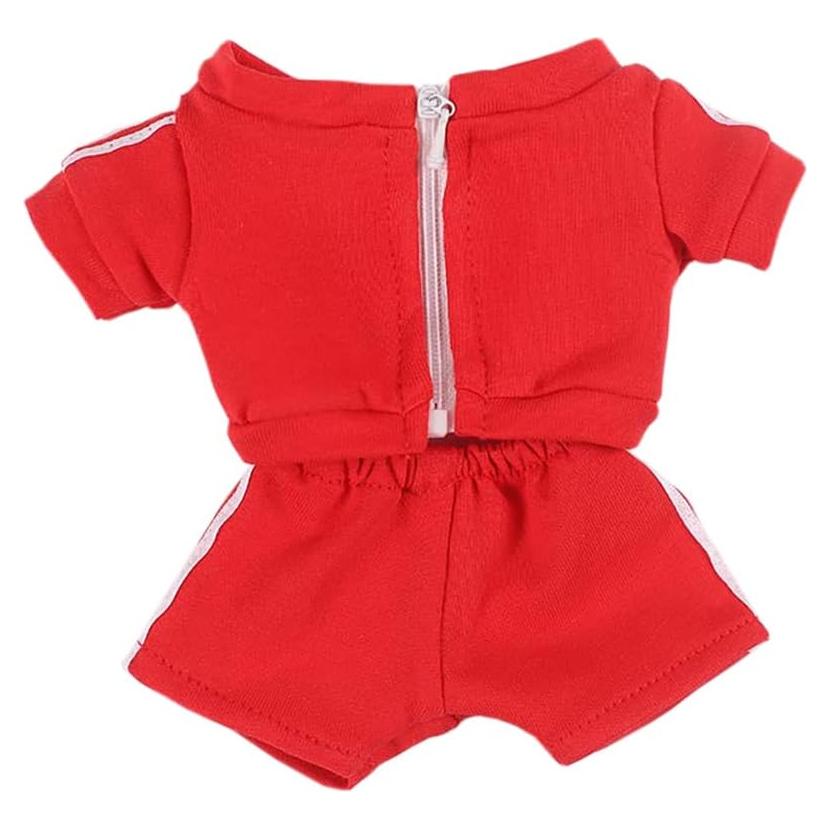 Ropa Deportiva Niannyyhouse para Muñeca 20cm Rojo