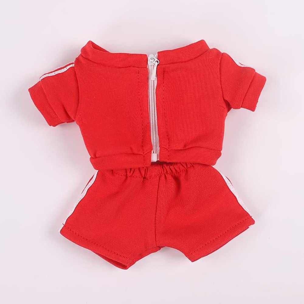 Ropa Deportiva Niannyyhouse para Muñeca 20cm Rojo