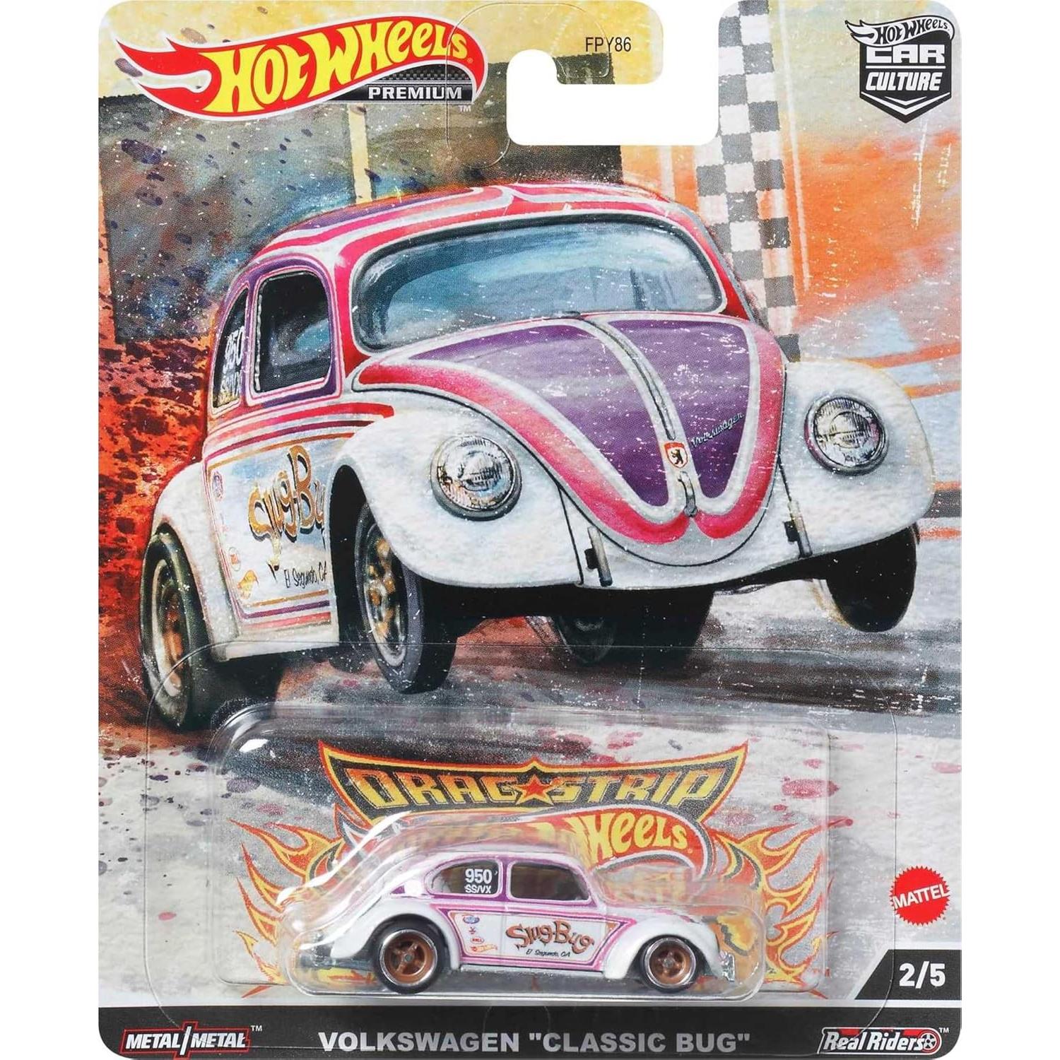 Coche de Juguete Hot Wheels VW Beetle Escala 1:64 Coleccionable
