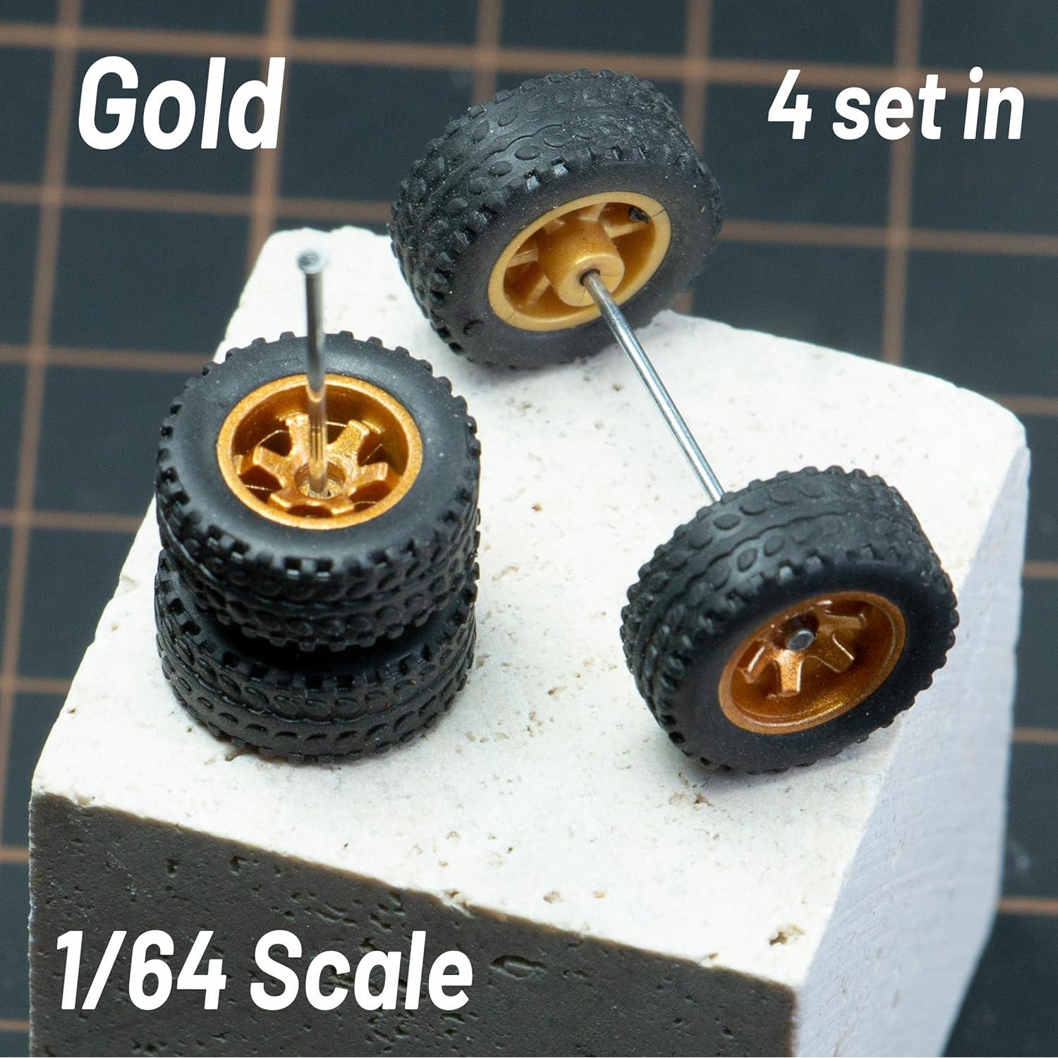 Kit de Ruedas MiforKarrs 1/64 para Hotwheels y Matchbox