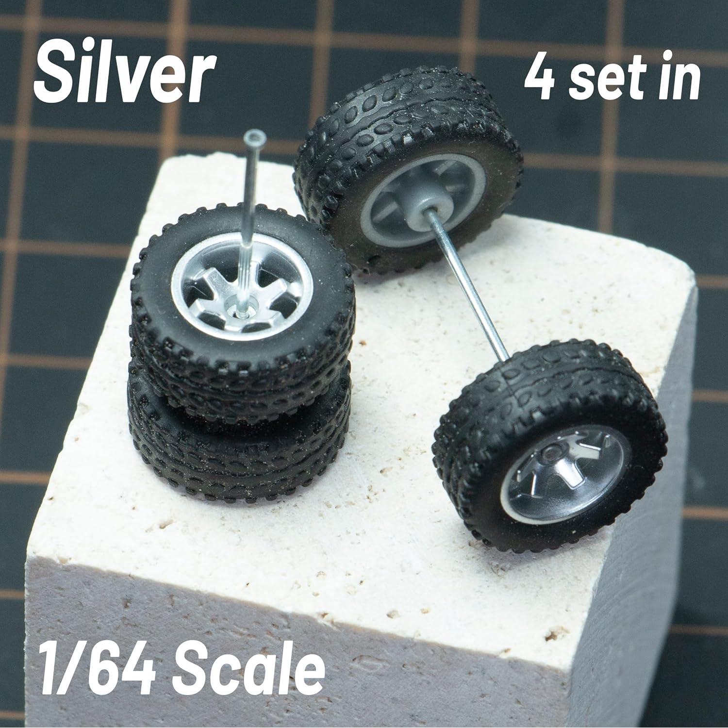 Kit de Ruedas MiforKarrs 1/64 para Hotwheels y Matchbox