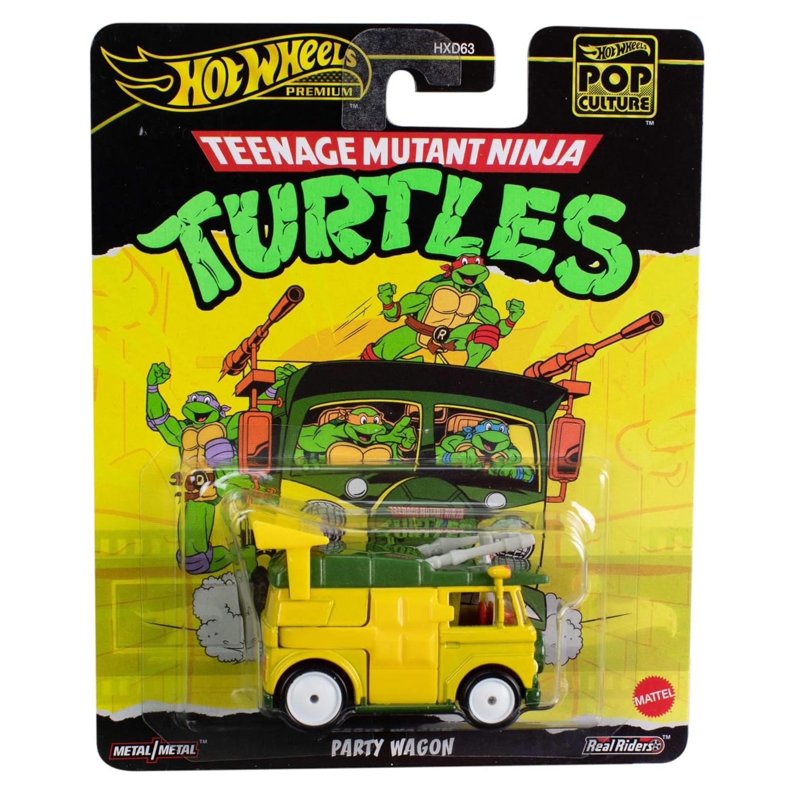 Furgoneta Fiesta TMNT Hot Wheels Die Cast 1:64 7 cm