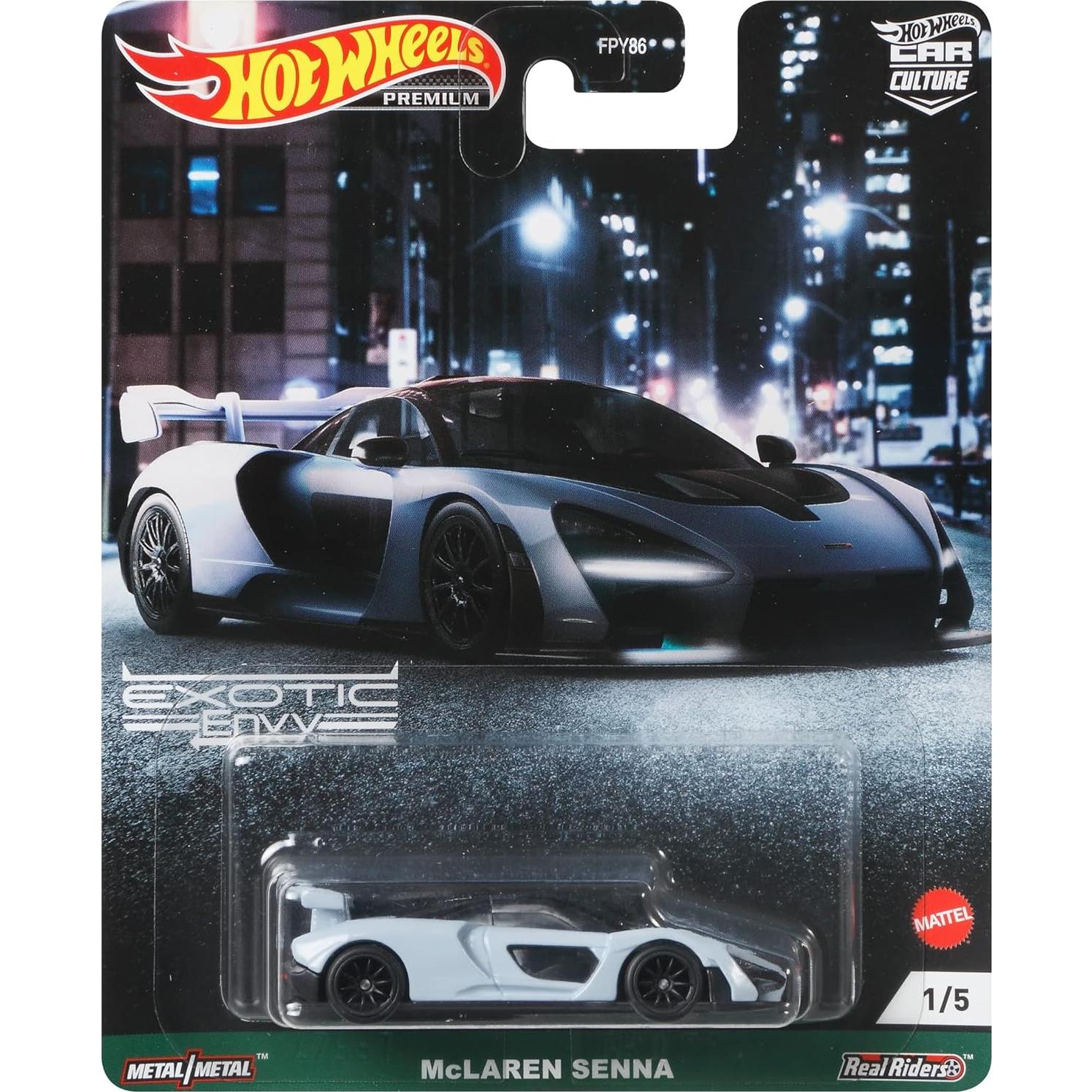 Hot Wheels McLaren Senna 1:64 Mattel - Colección Premium