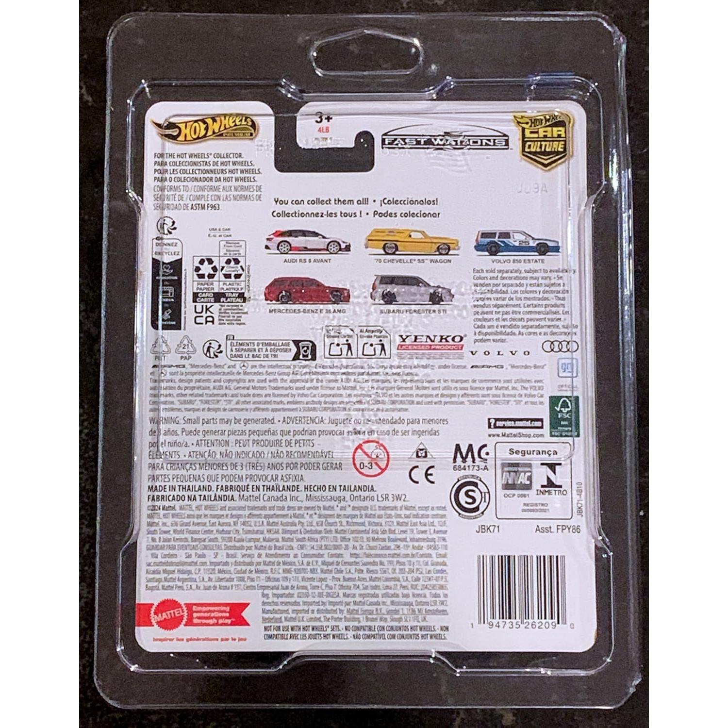 Hot Wheels Premium Audi RS 6 Avant 1:64 Chase Negro 0/5