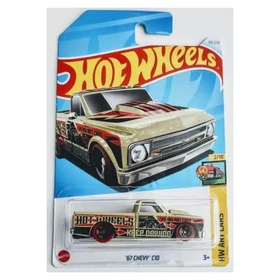 Coche de Juguete Diecast 1:64 Mattel '67 Chevy C10
