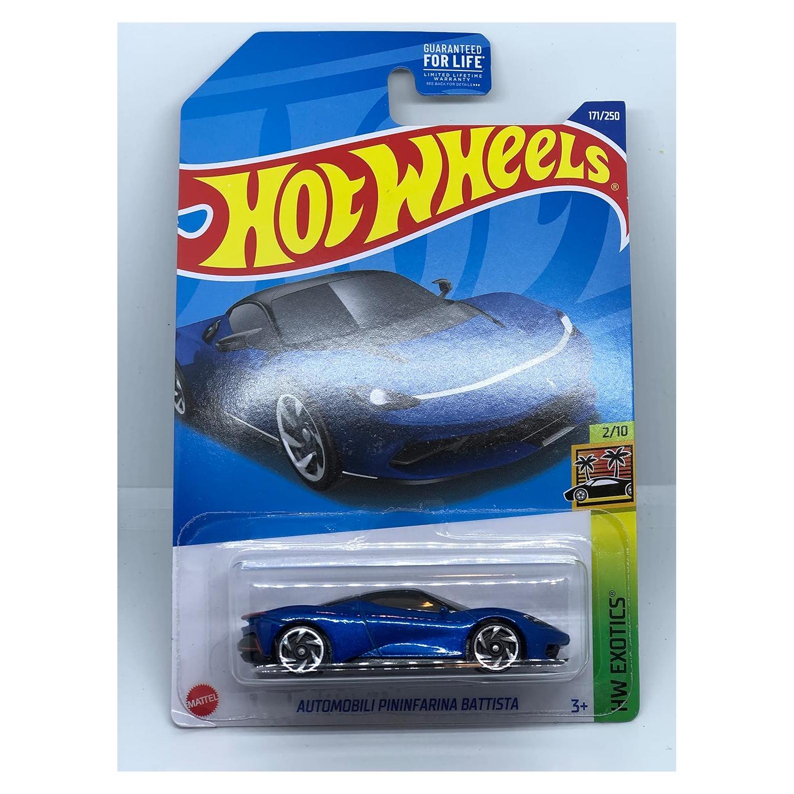 Hot Wheels 2022 Automóvil Pininfarina Battista Azul 1:64