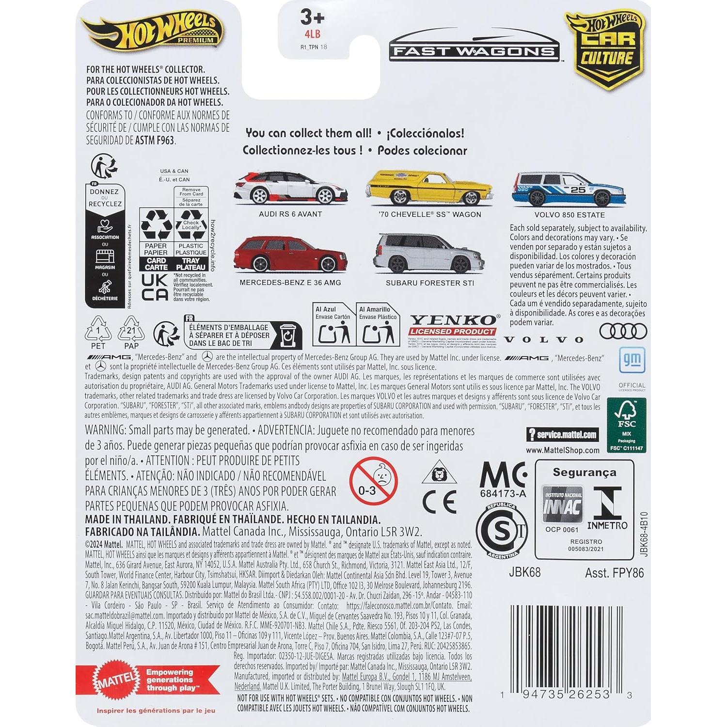 Vehículo Hot Wheels Cultura Automovilística Premium 1:64