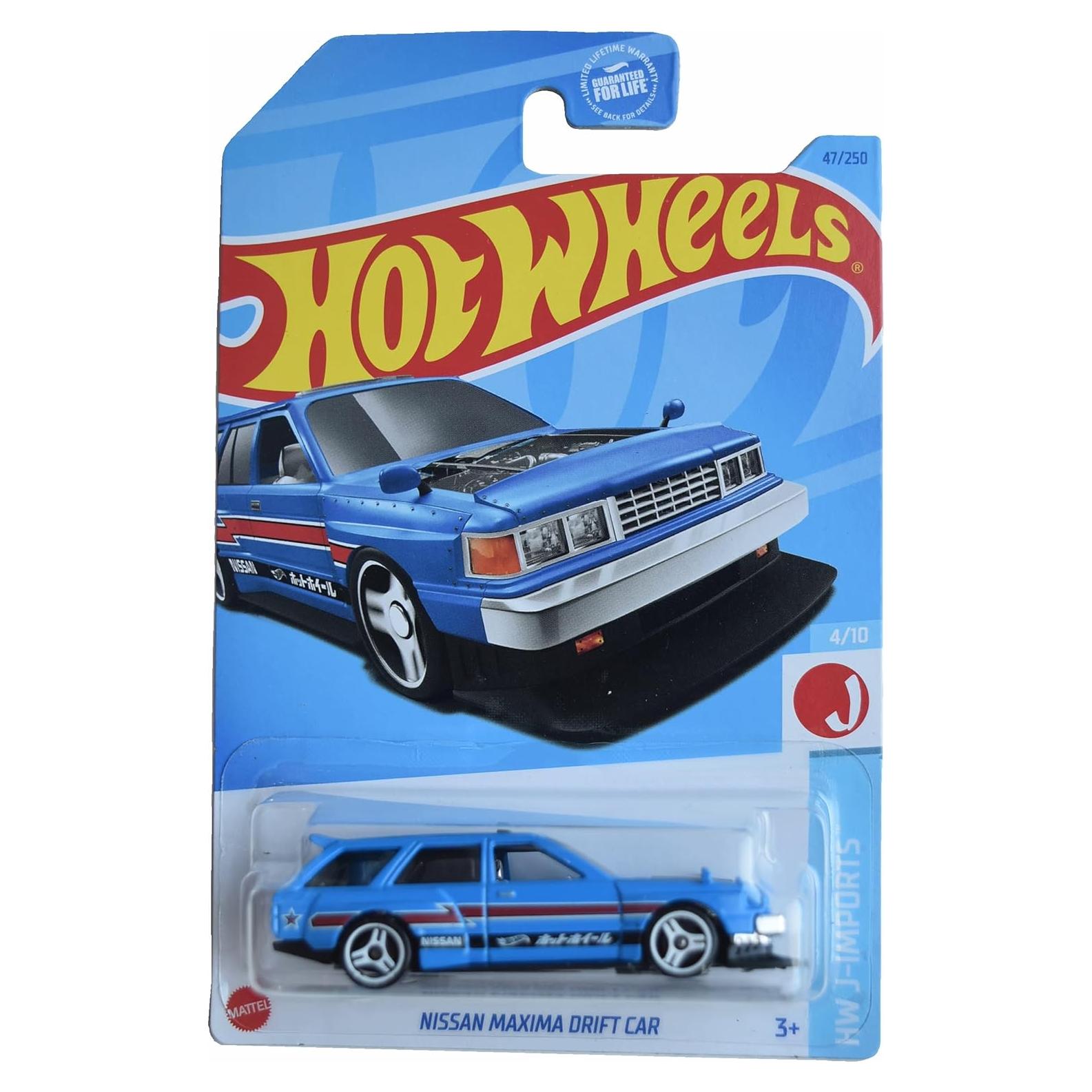 Auto de Drift Nissan Maxima Hot Wheels 1:64 Azul