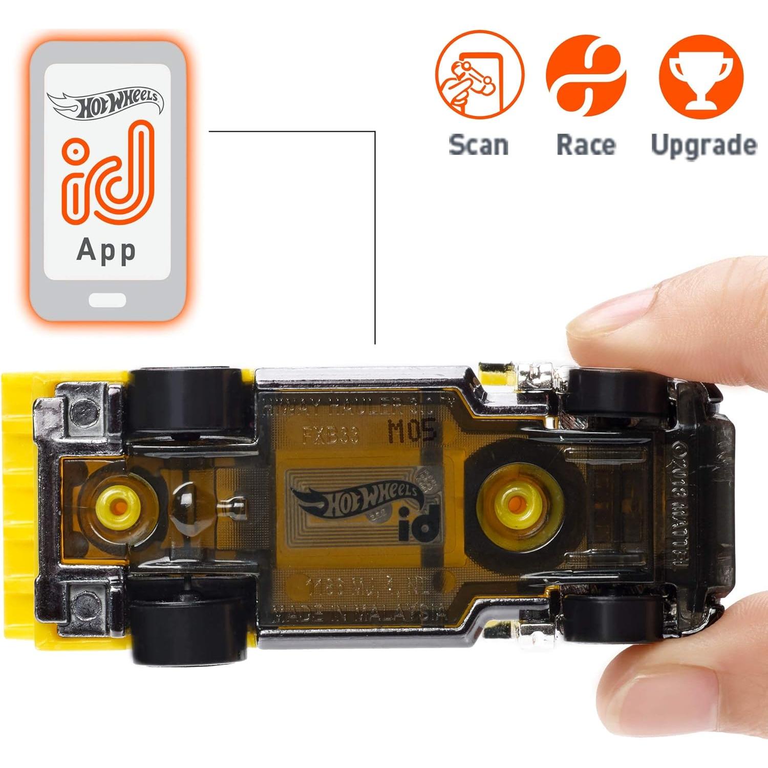 Hot Wheels id Vehículo HiWay Hauler 3.0 con Chip NFC 1:64