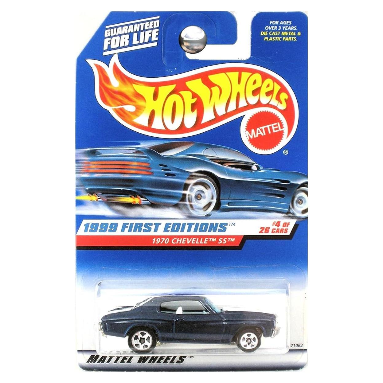 Hot Wheels 1999 Chevy Chevelle SS Azul 1:64 Coleccionable