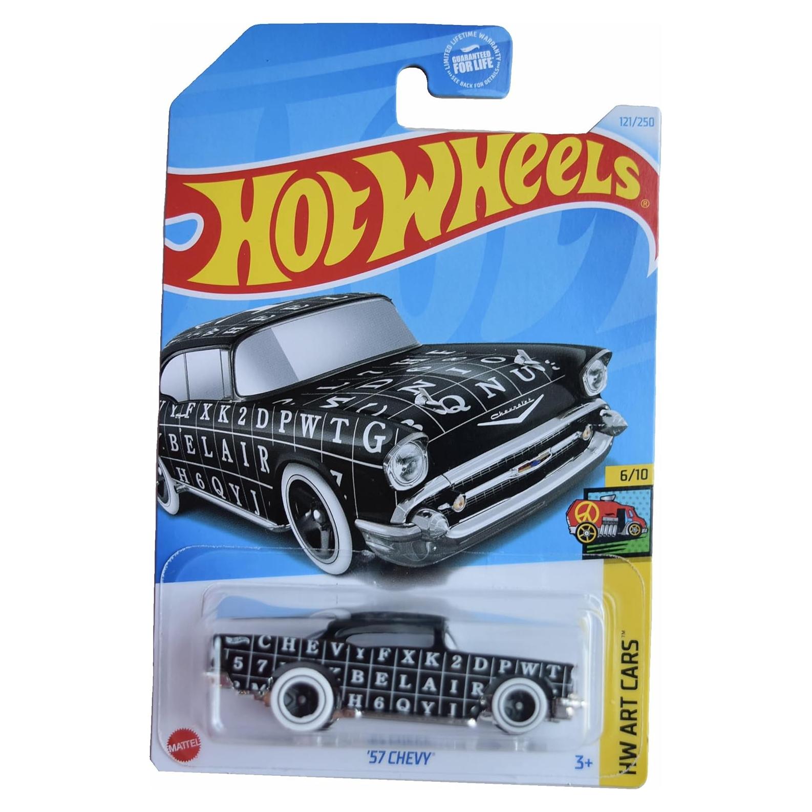 Auto de Juguete Matchbox Hot Wheels '57 Chevy Negro