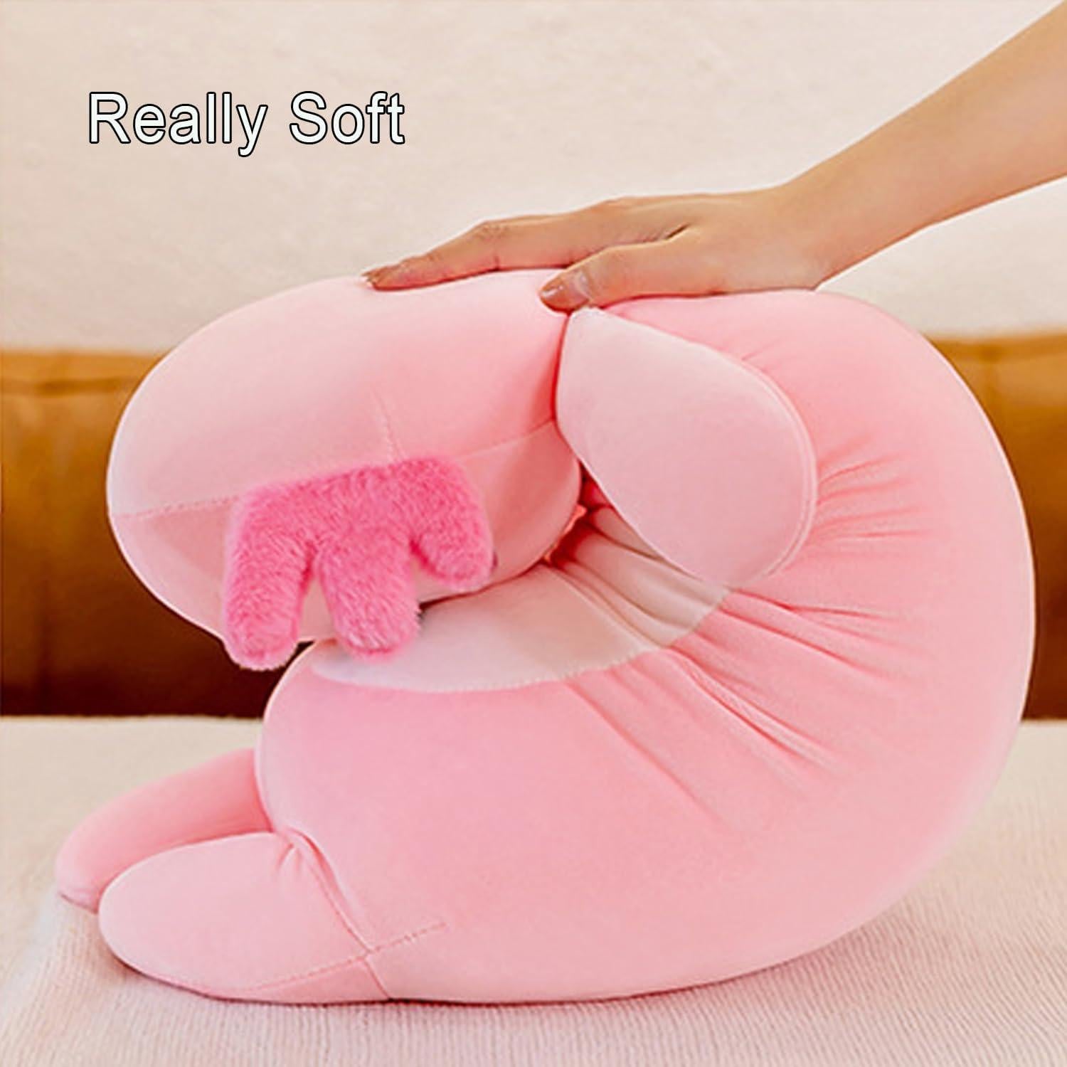 Peluche Axolotl Kekeso 65cm Verde Suave Almohada