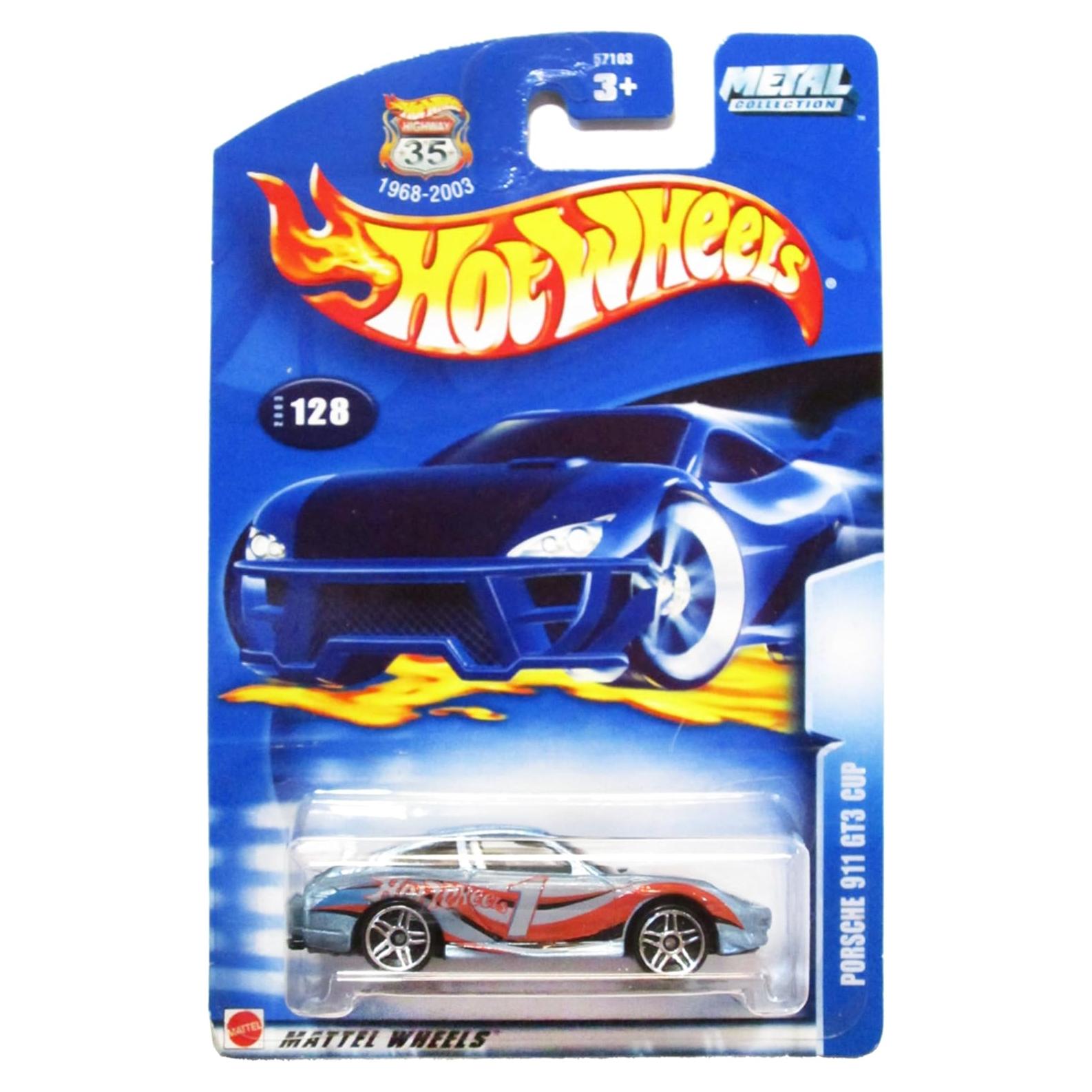 Hot Wheels Porsche 911 GT3 Cup Azul 1:64 Escala Mattel