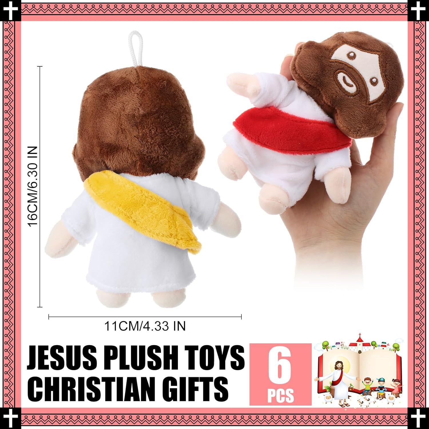Muñecos de Peluche Jesús Barydat 6 Pcs Regalos Religiosos