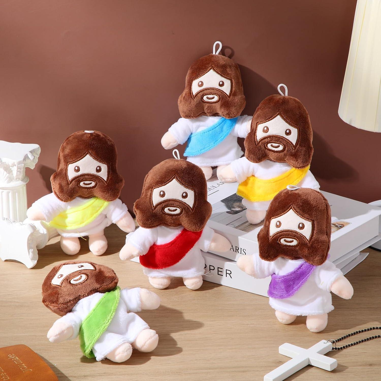 Muñecos de Peluche Jesús Barydat 6 Pcs Regalos Religiosos