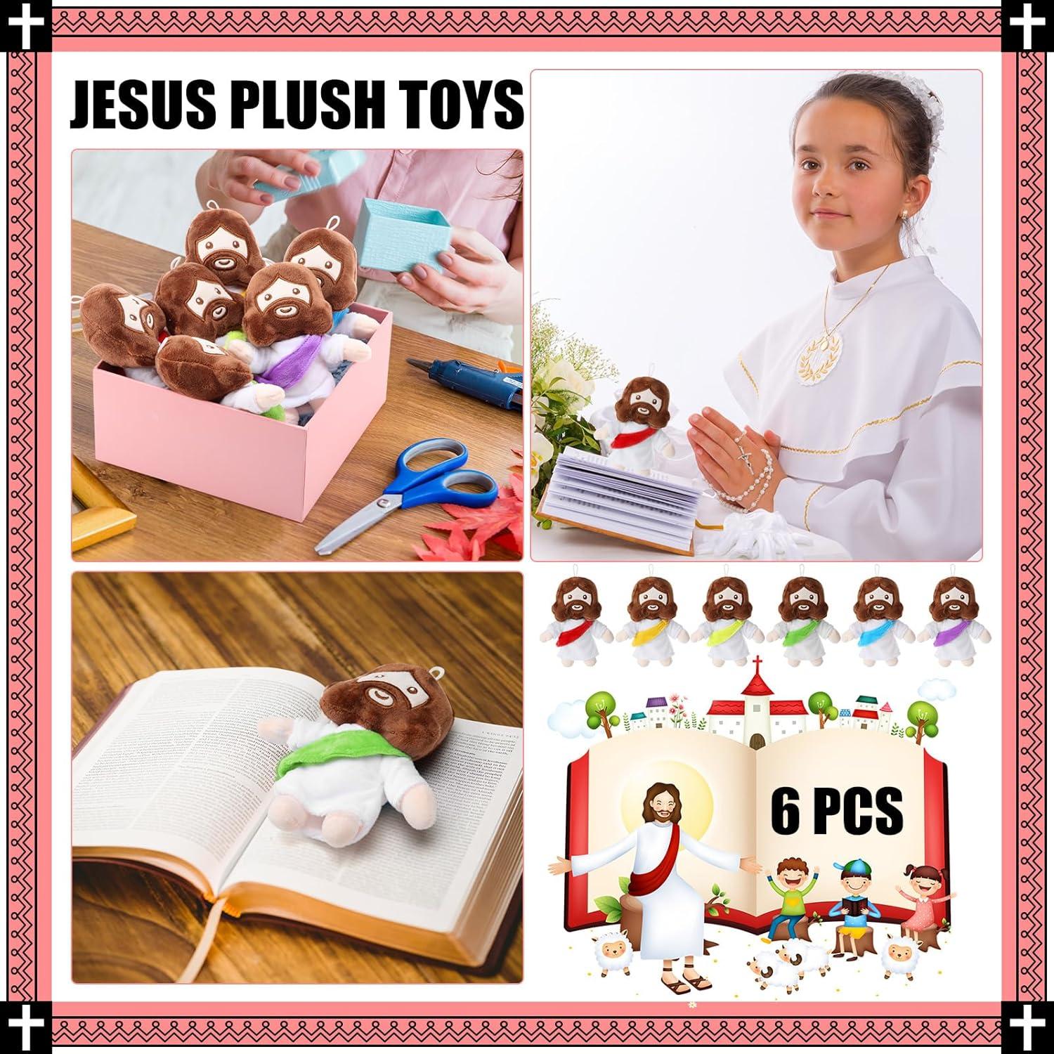 Muñecos de Peluche Jesús Barydat 6 Pcs Regalos Religiosos