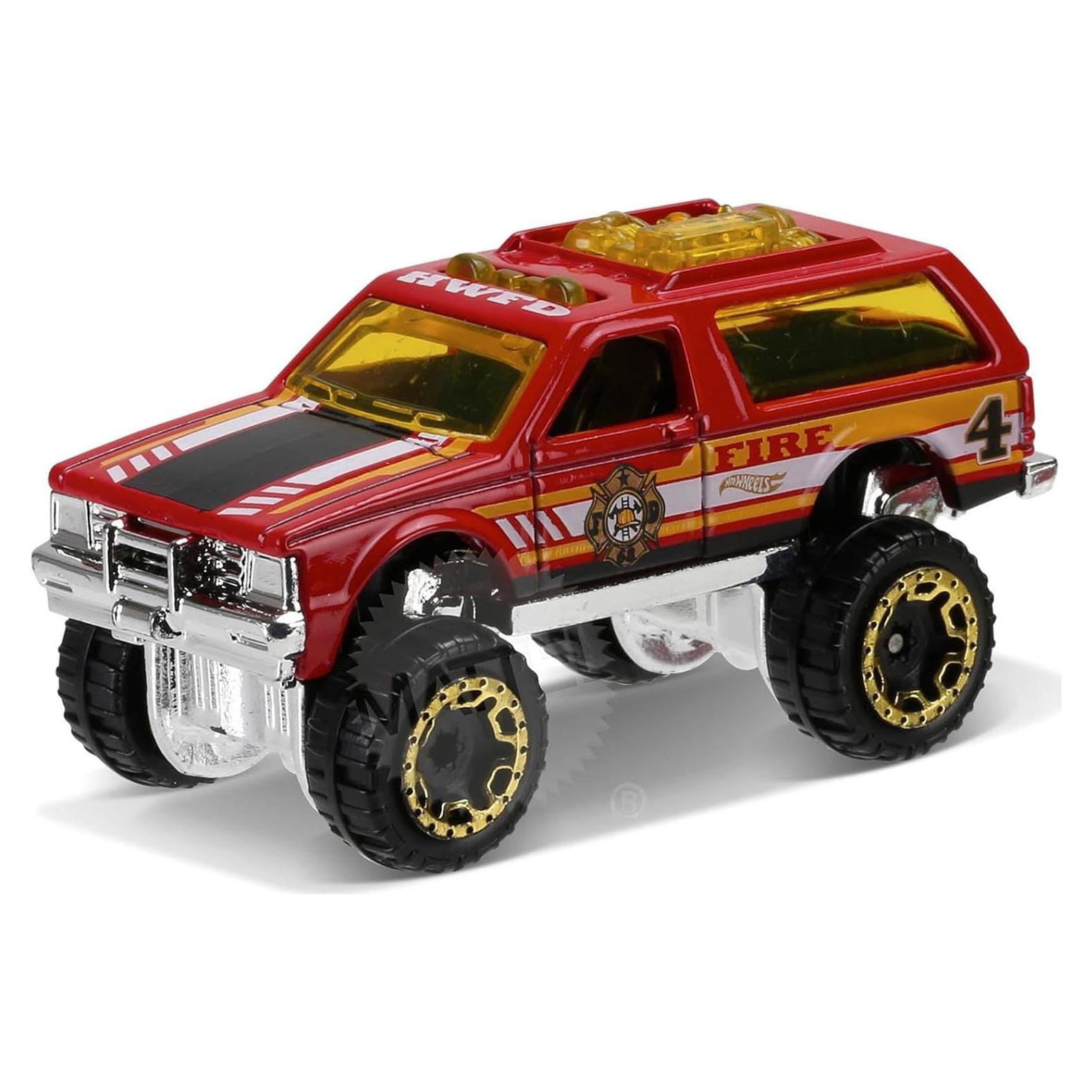 Hot Wheels Chevy Blazer 4X4 Rojo 2016 HW Rescue 1:64