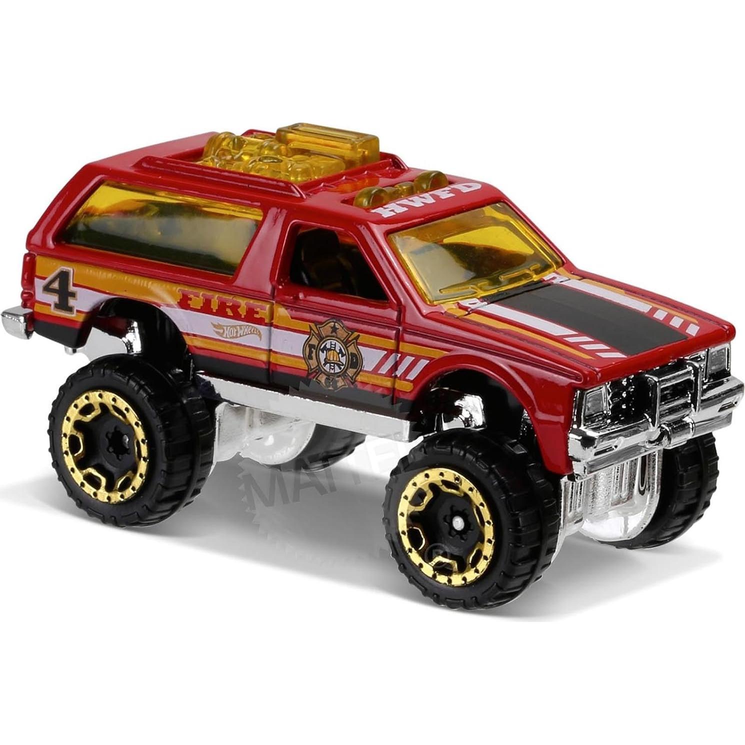 Hot Wheels Chevy Blazer 4X4 Rojo 2016 HW Rescue 1:64