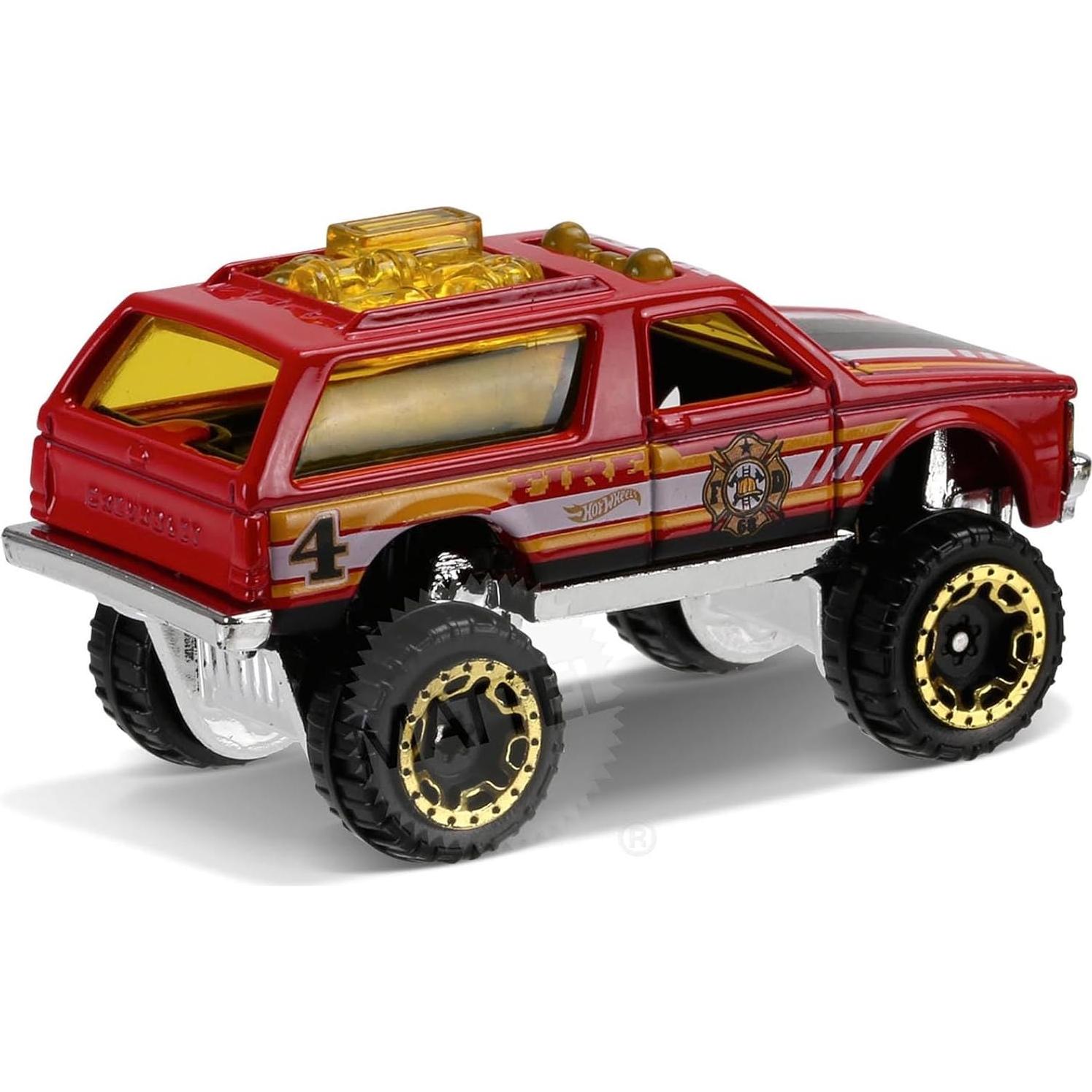 Hot Wheels Chevy Blazer 4X4 Rojo 2016 HW Rescue 1:64