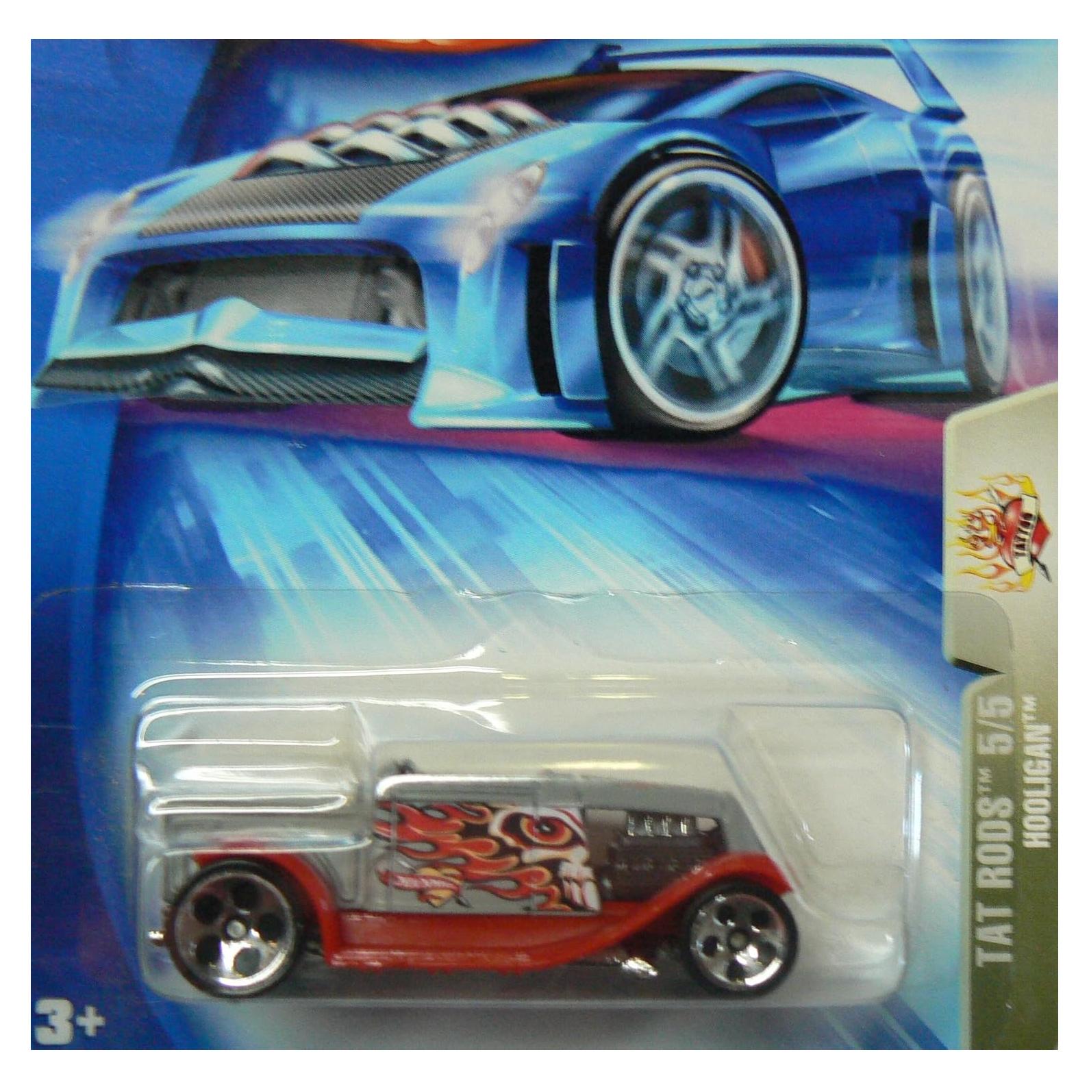 Coche Hot Wheels 2004 Tat Rods Hooligan 1:64 Rojo #122