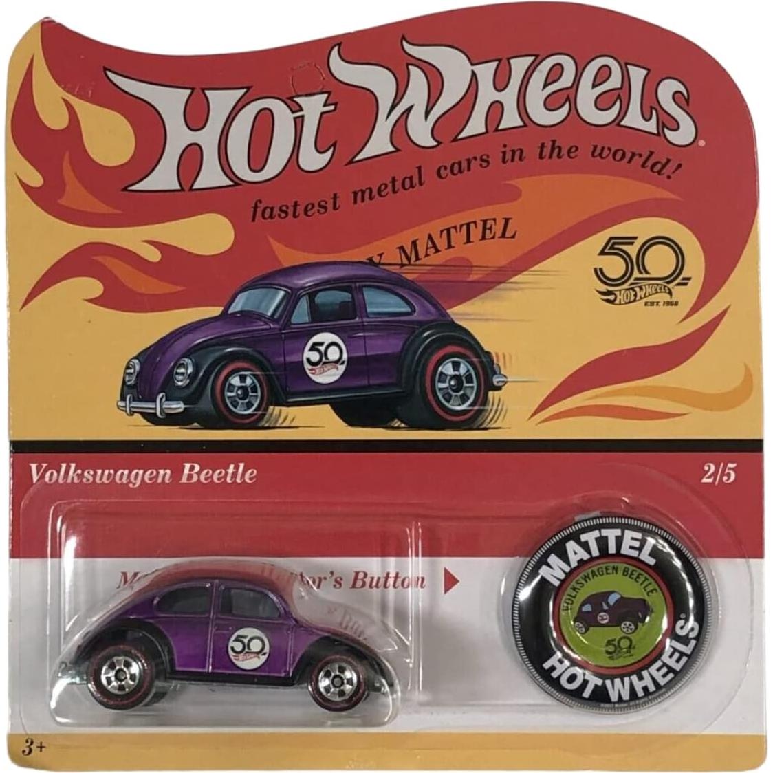 Hot Wheels 50 Aniversario Redline - Conjunto 5 Vehículos Metal