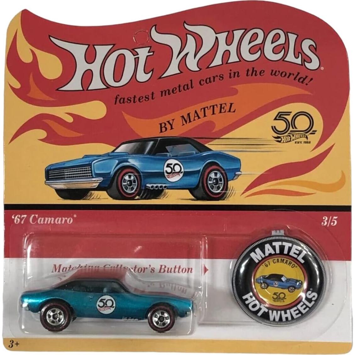 Hot Wheels 50 Aniversario Redline - Conjunto 5 Vehículos Metal