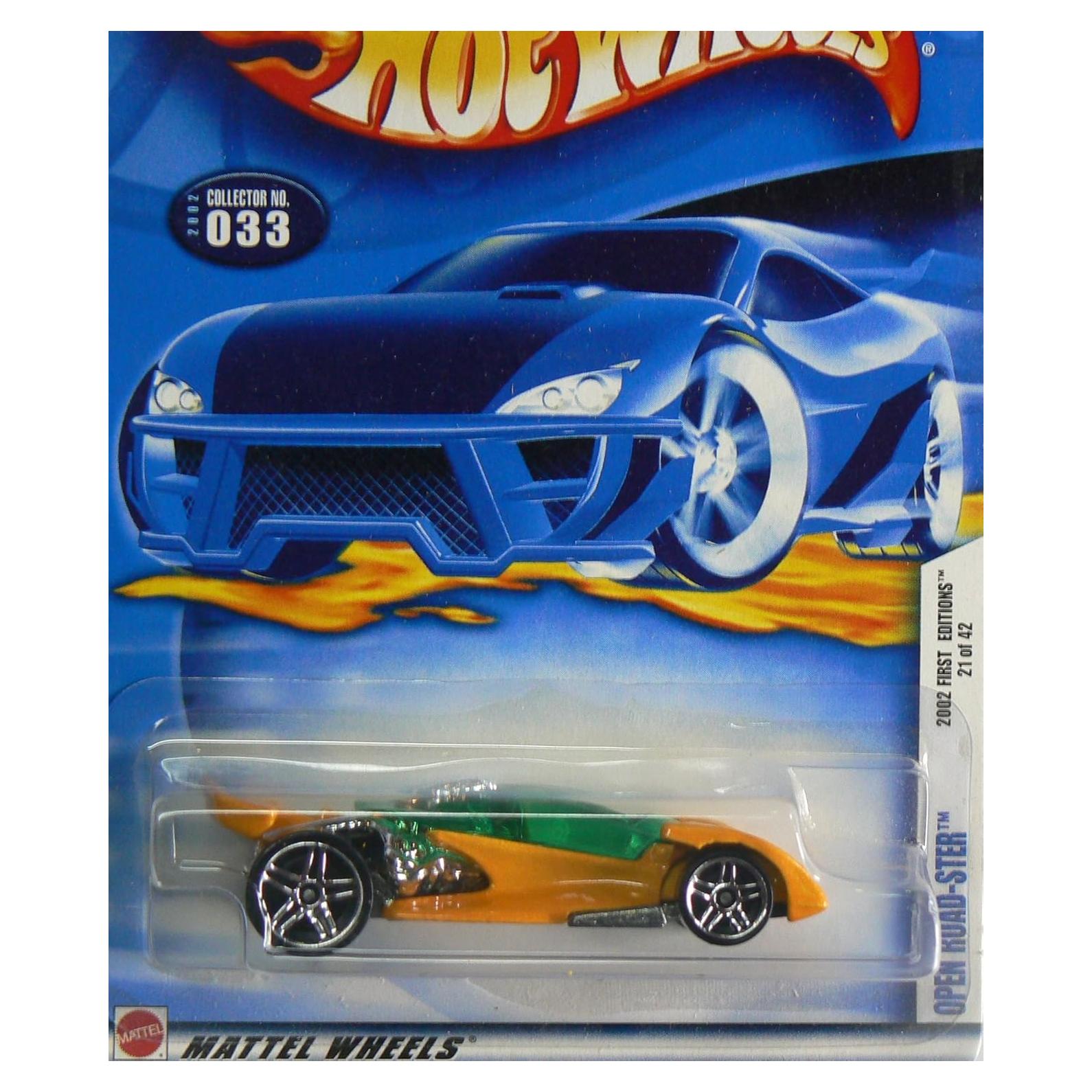 Coche Die Cast Hot Wheels 2002 Open Road-ster 1:64 Mattel