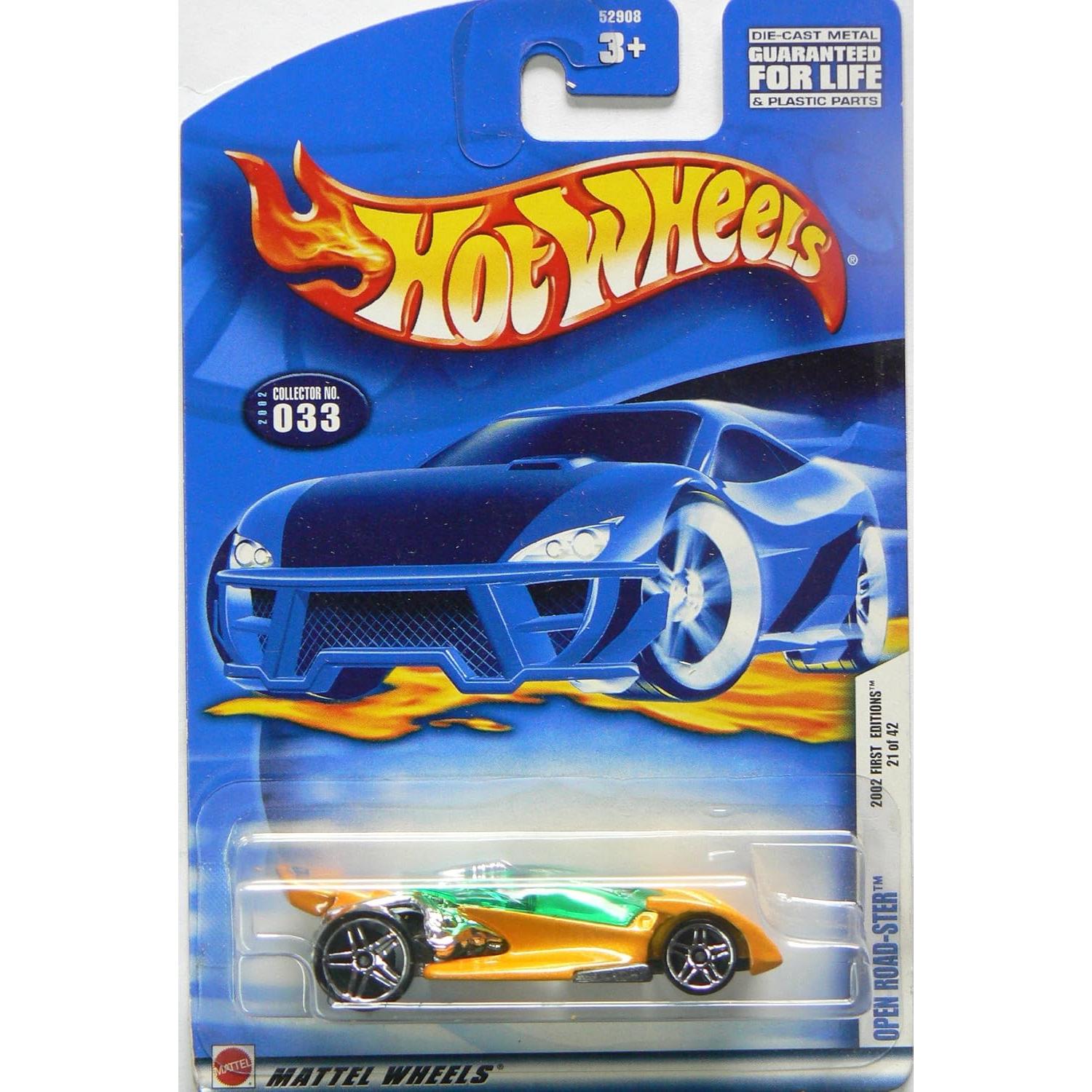 Coche Die Cast Hot Wheels 2002 Open Road-ster 1:64 Mattel